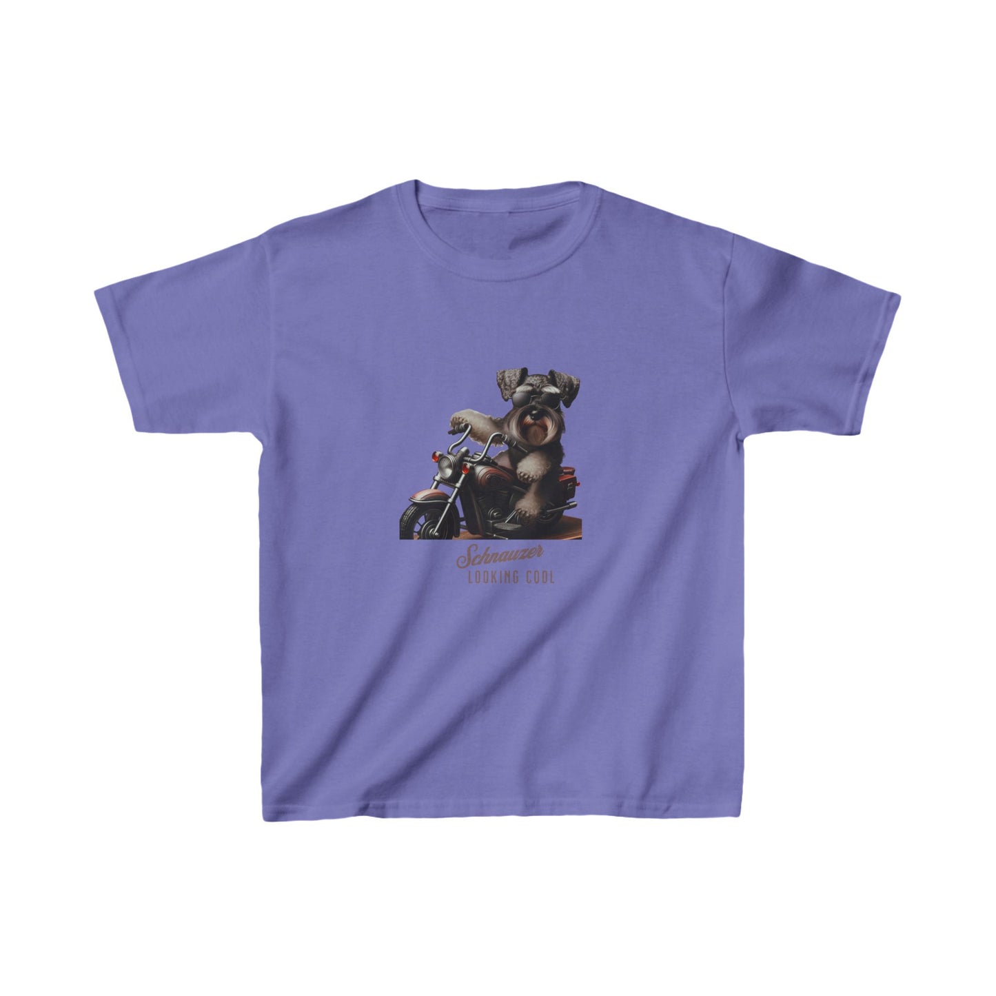 Very Cool Biker Schnauzer T-Shirt
