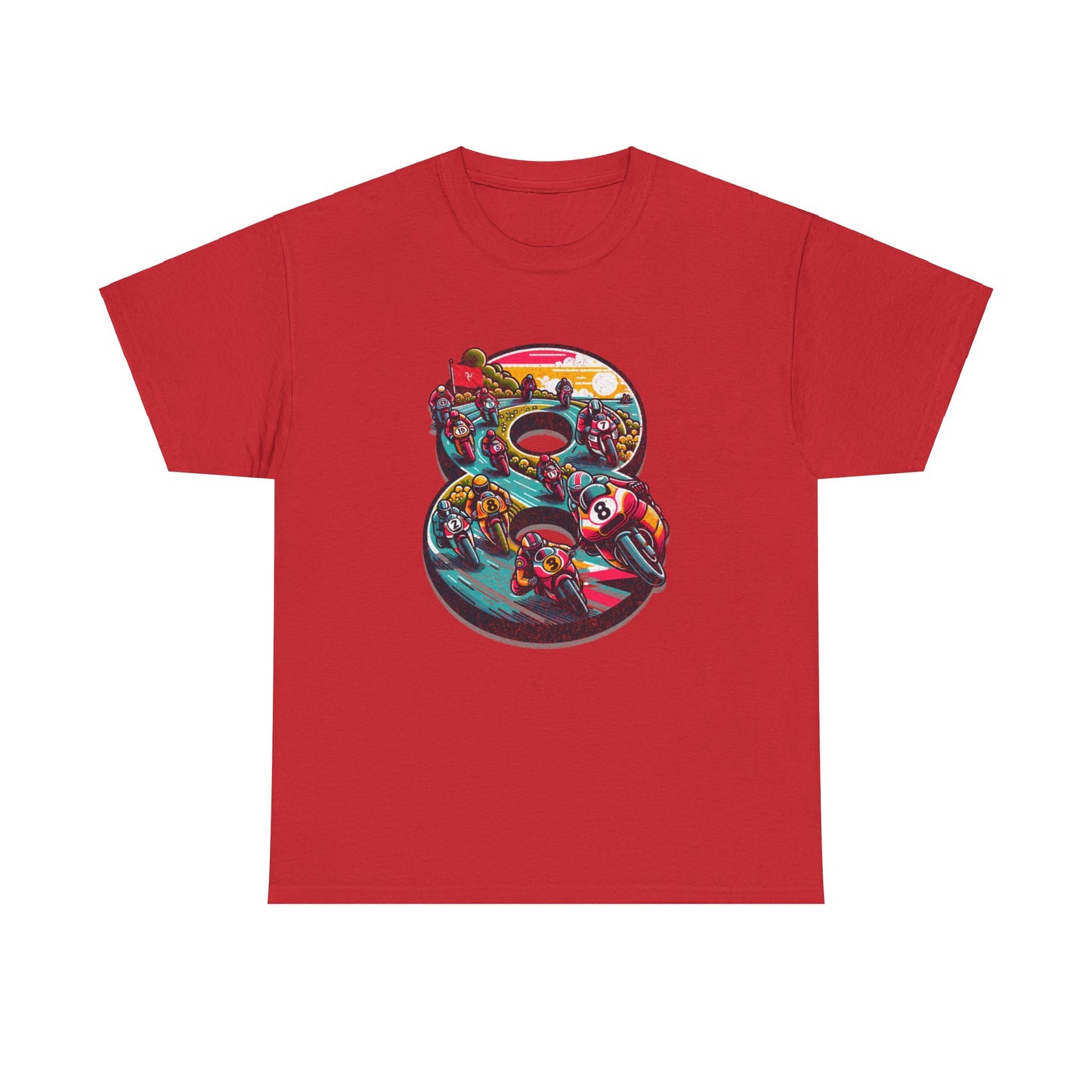Isle of Man - Number 8 T-Shirt