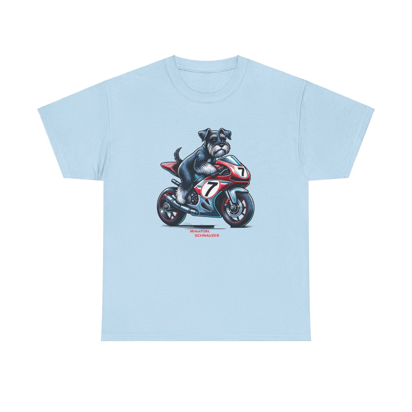 Schnauzer Red Racer No7 T-Shirt