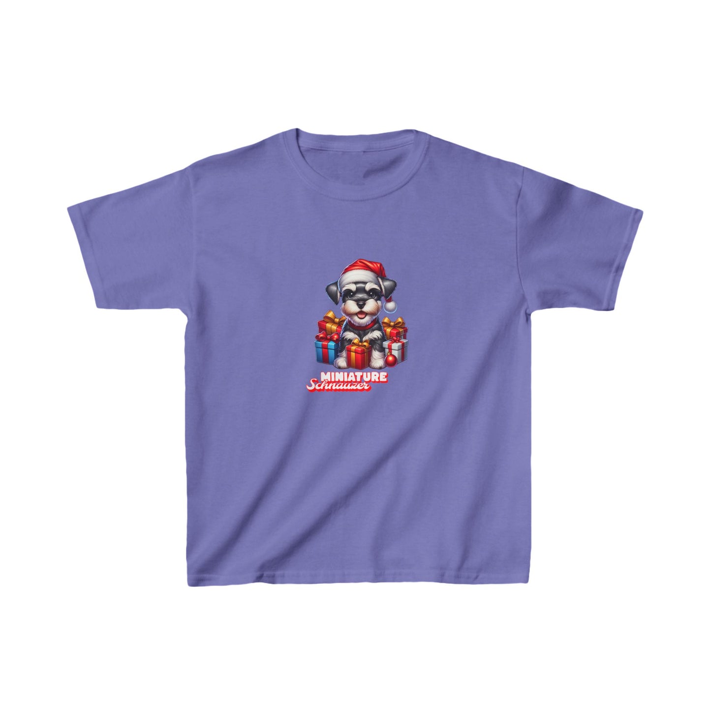 Christmas Schnauzer Kids T-Shirt