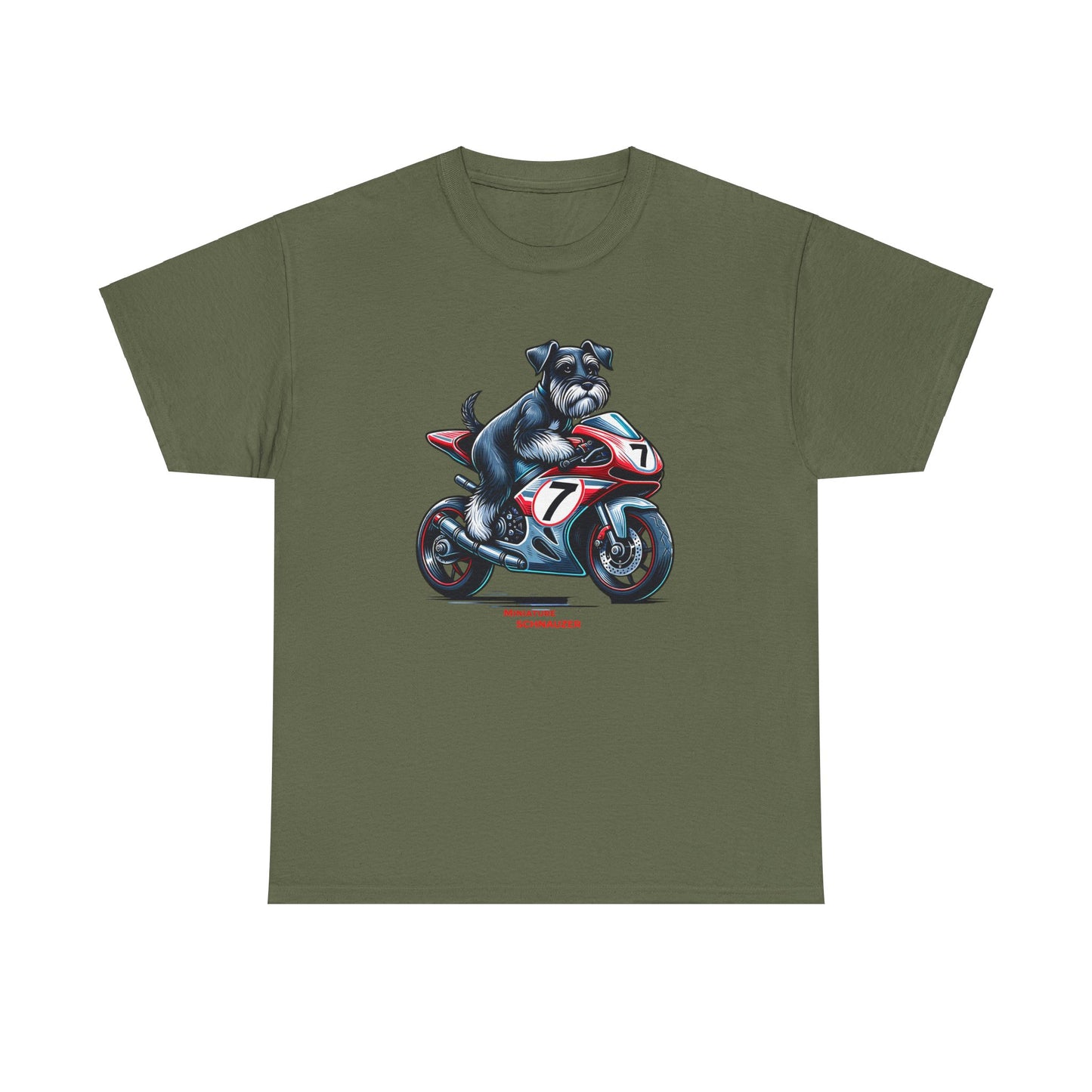 Schnauzer Red Racer No7 T-Shirt