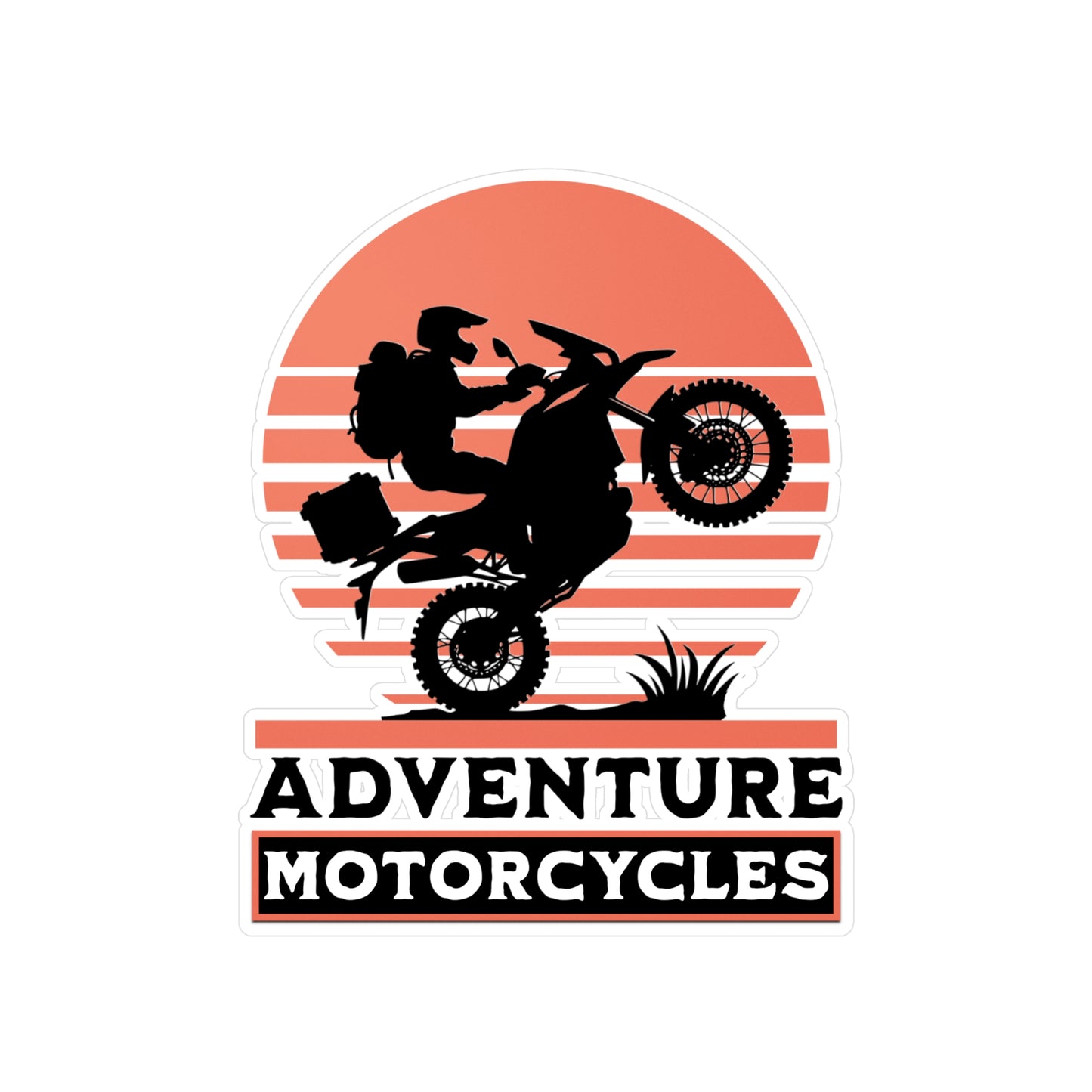 Adventure Motorcycles Vinyl Sticker