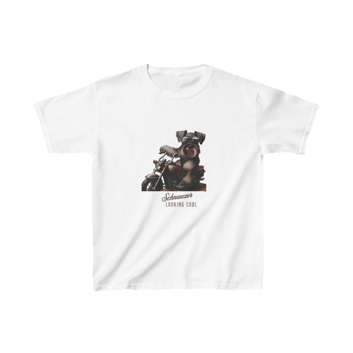 Very Cool Biker Schnauzer T-Shirt