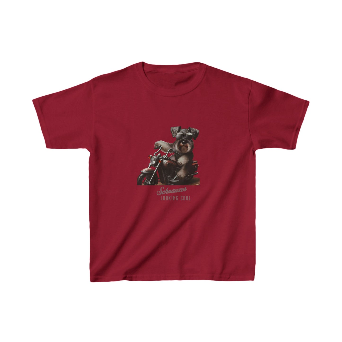 Very Cool Biker Schnauzer T-Shirt
