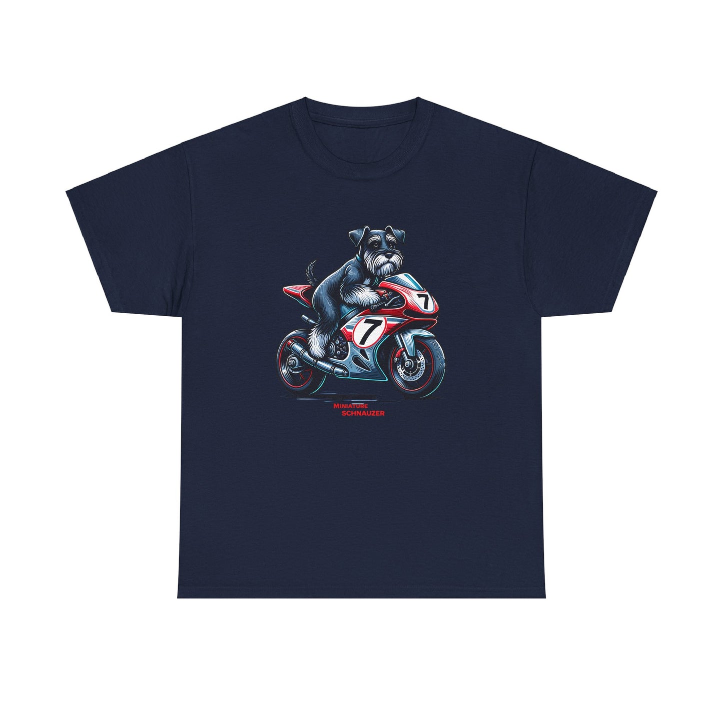 Schnauzer Red Racer No7 T-Shirt