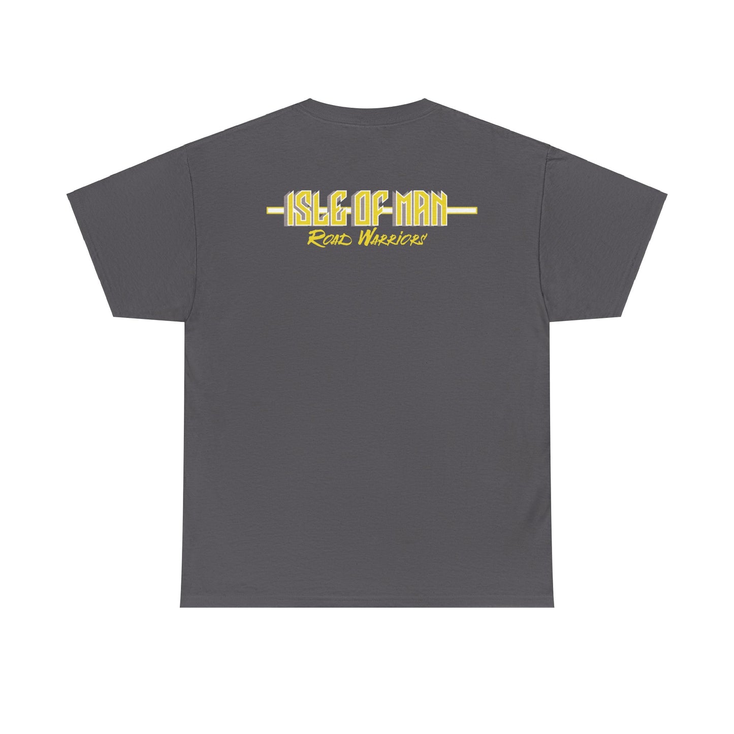 Isle of Man - Road Warriors - Yellow - T-Shirt (Front & Back Design)