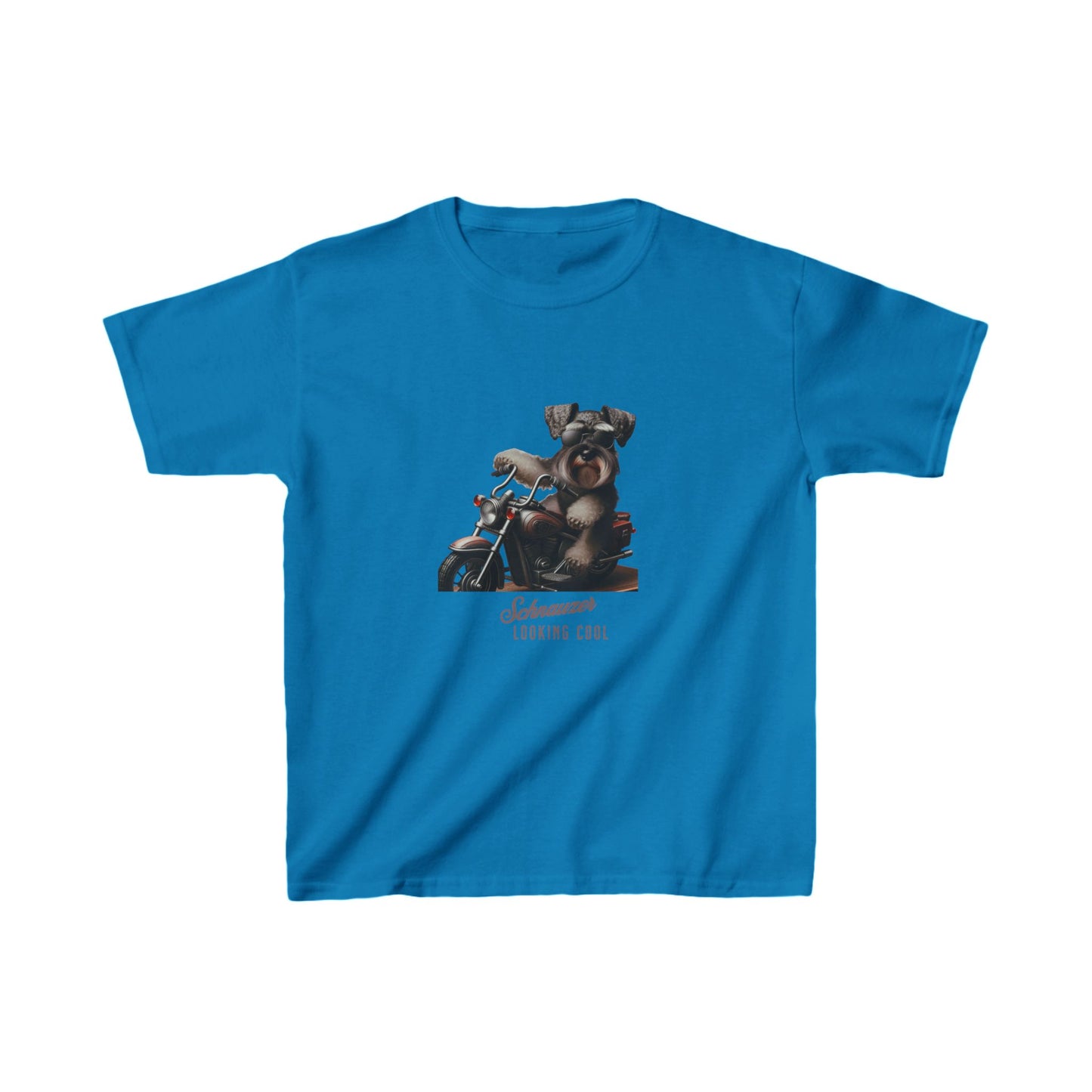 Very Cool Biker Schnauzer T-Shirt