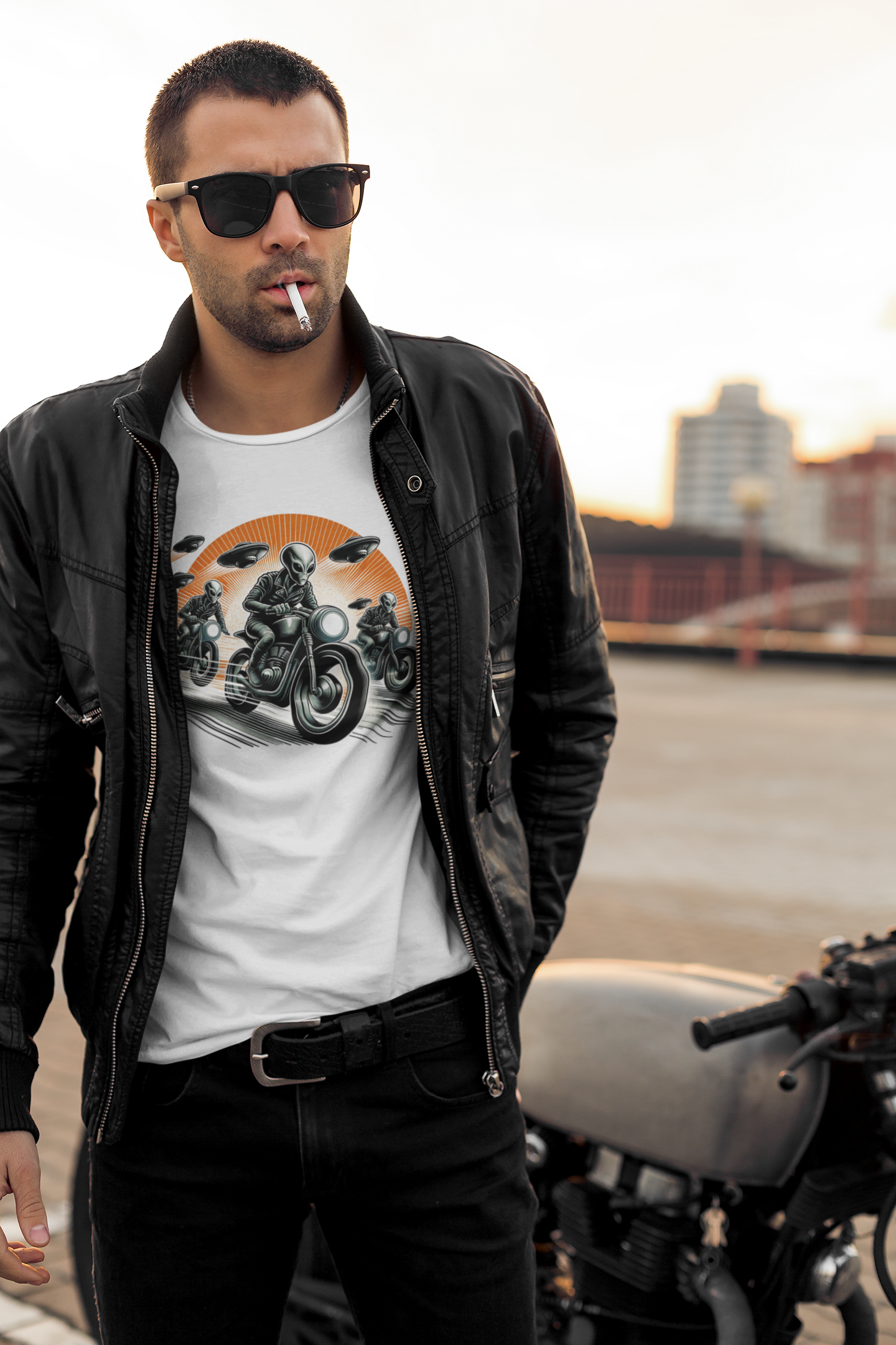 Alien Race Sunset T-Shirt