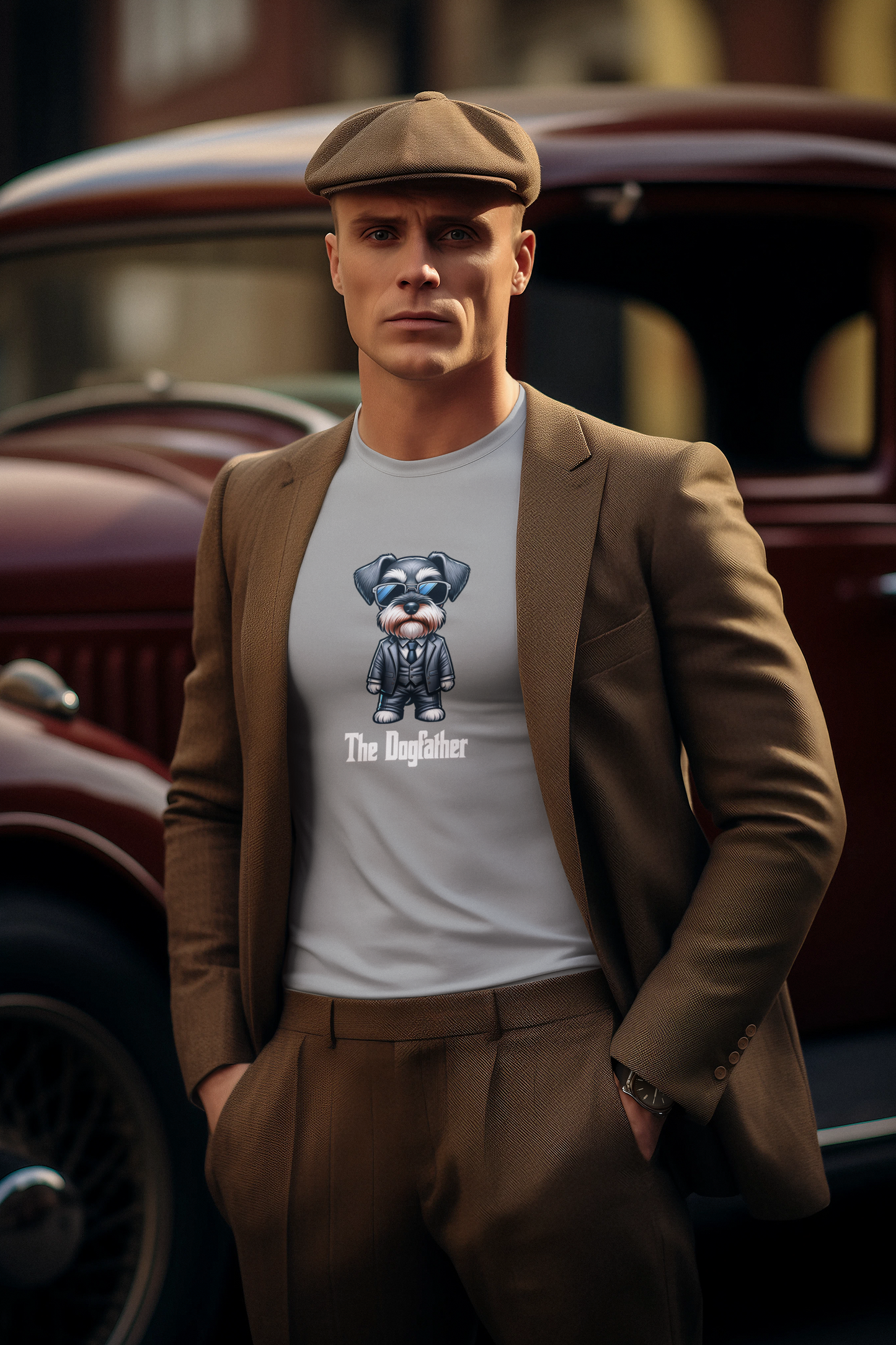 The Dogfather Schnauzer T-Shirt