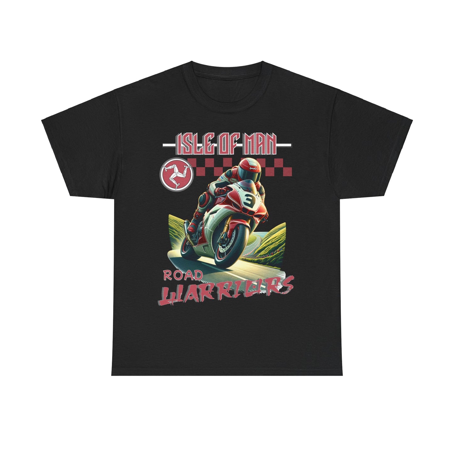 Isle of Man - Road Warriors Red - T-Shirt