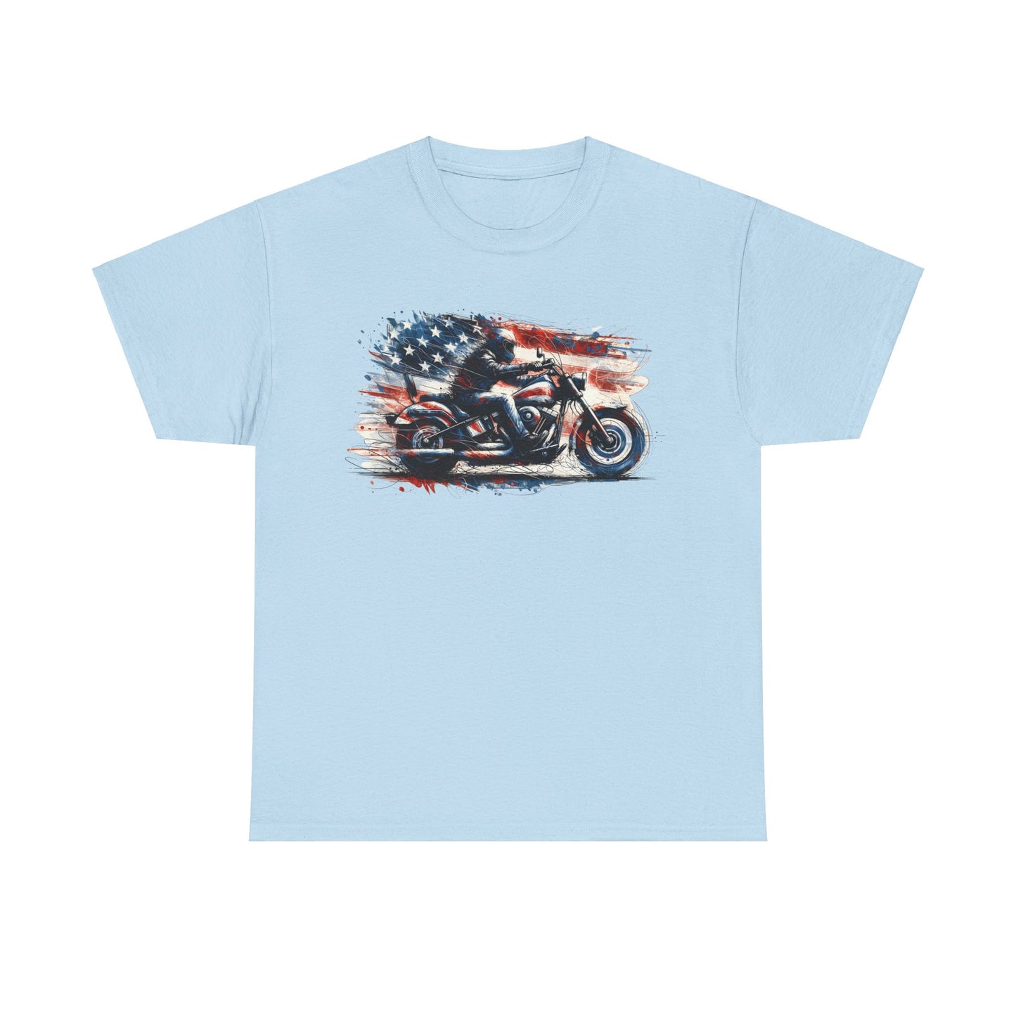 American Flag Chopper T-Shirt