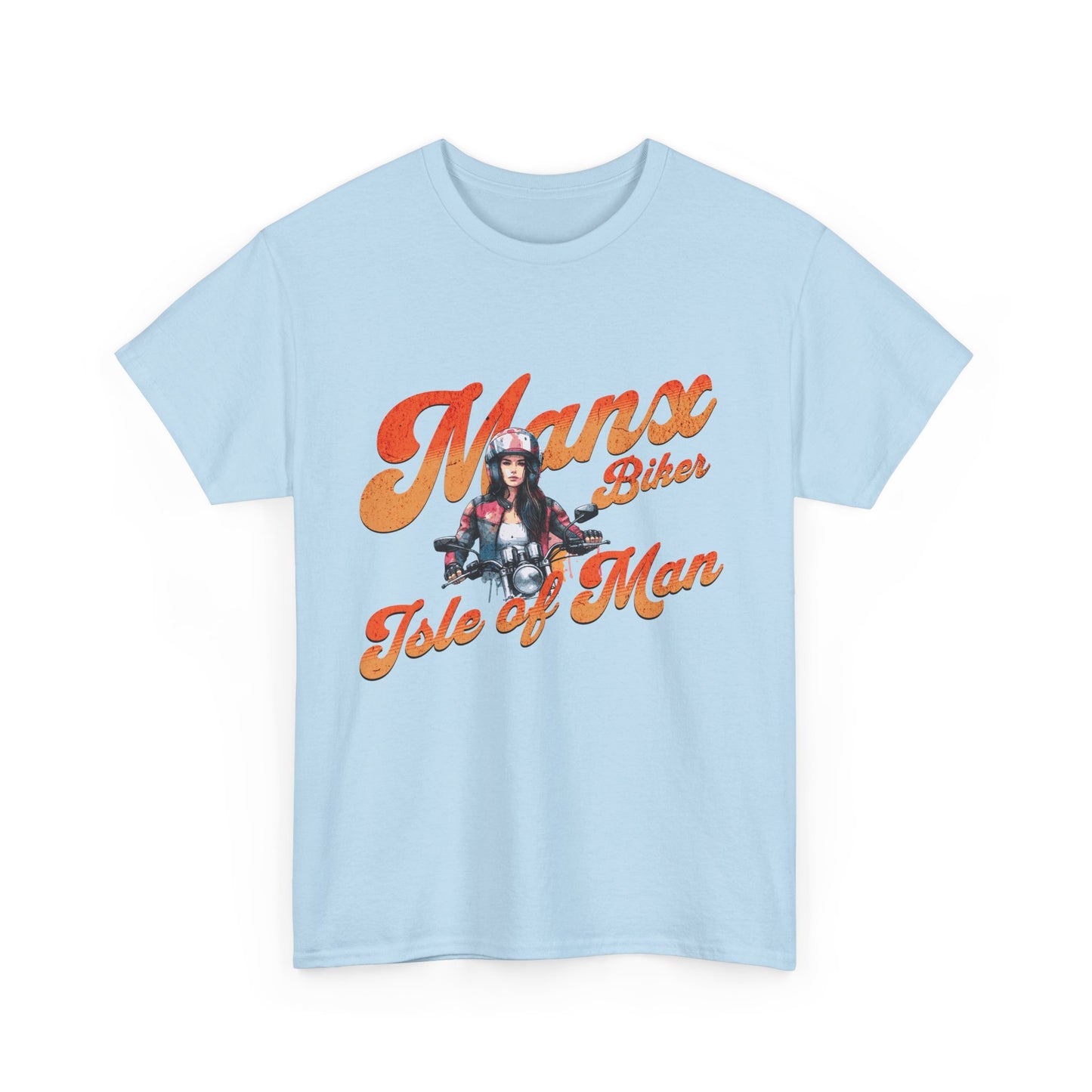 Manx Biker Girl T-Shirt