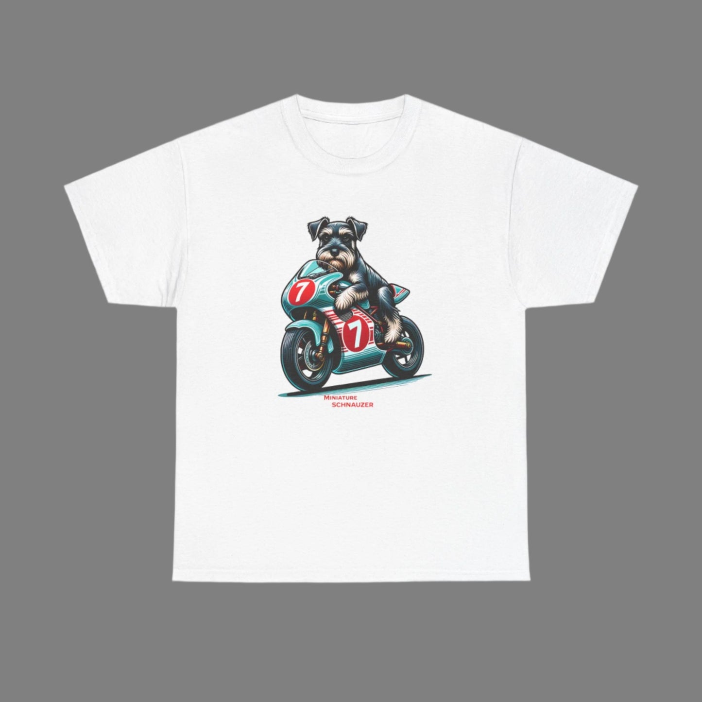 Schnauzer Biker No7 T-Shirt