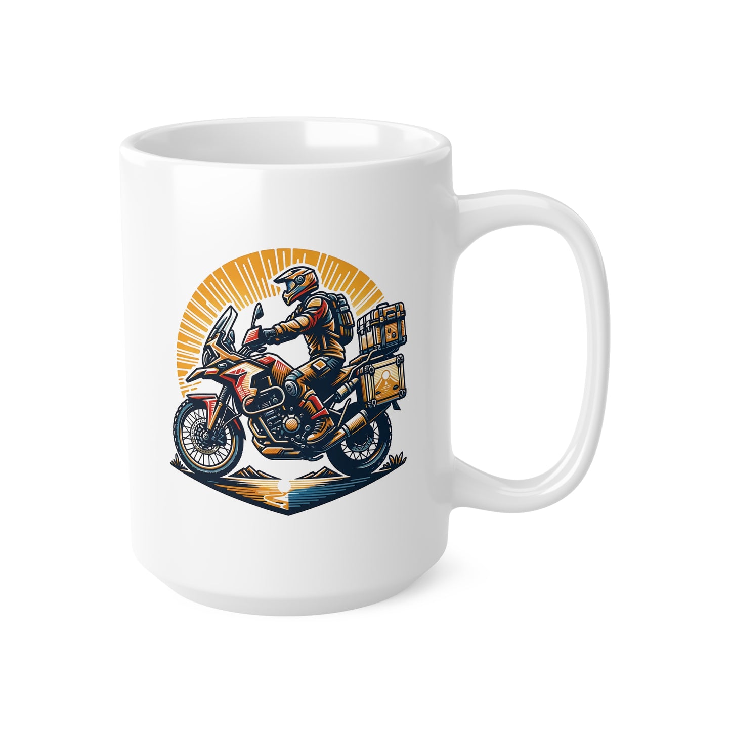 Adventure Motorcycle Mug