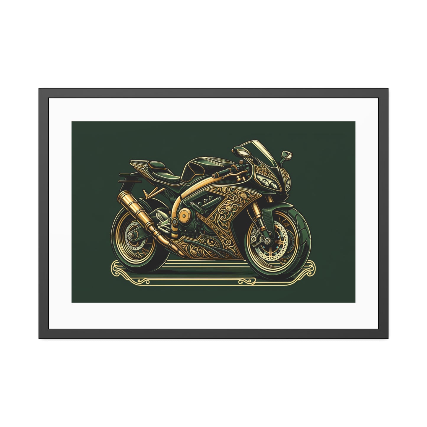 Art Nouveau Motorcycle