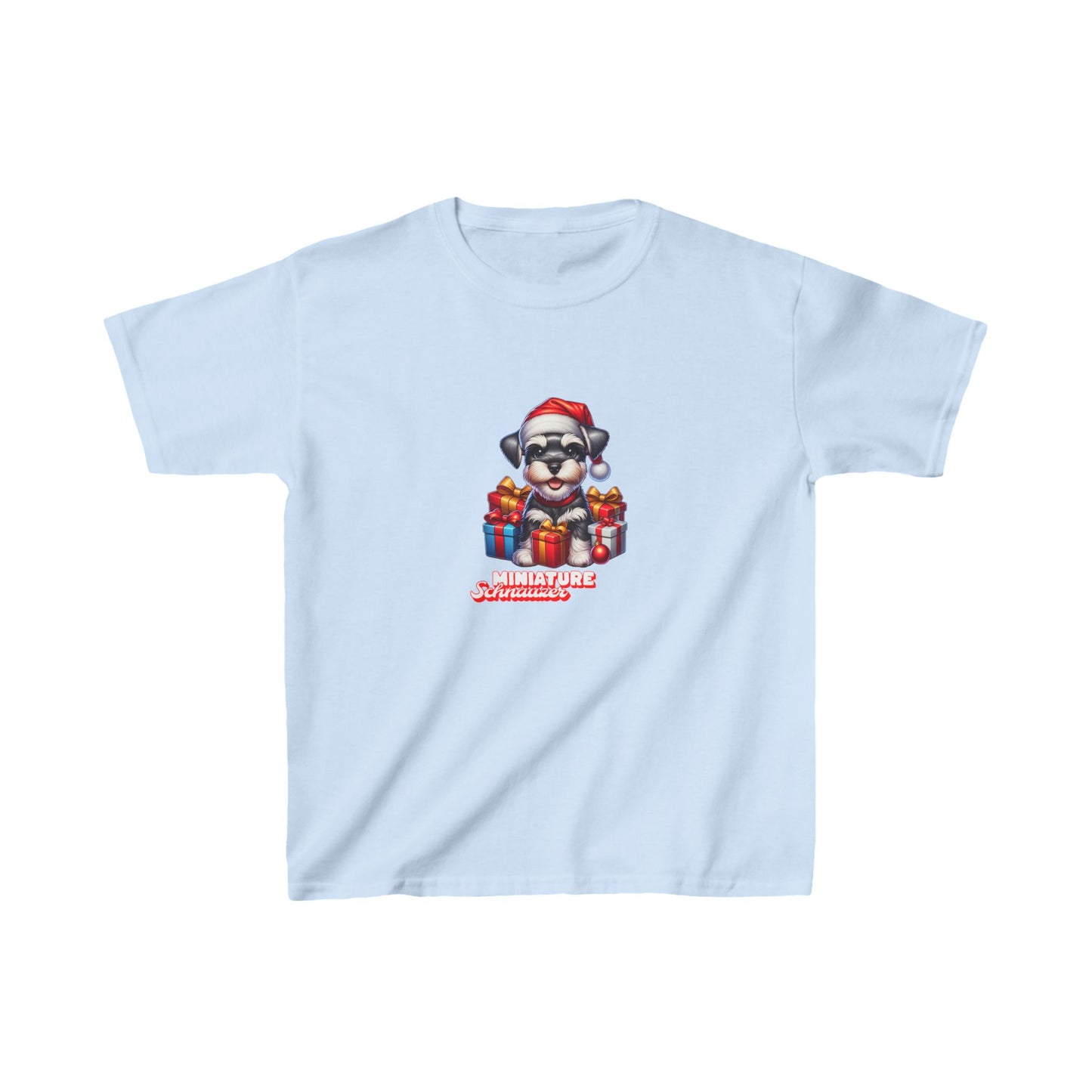 Christmas Schnauzer Kids T-Shirt