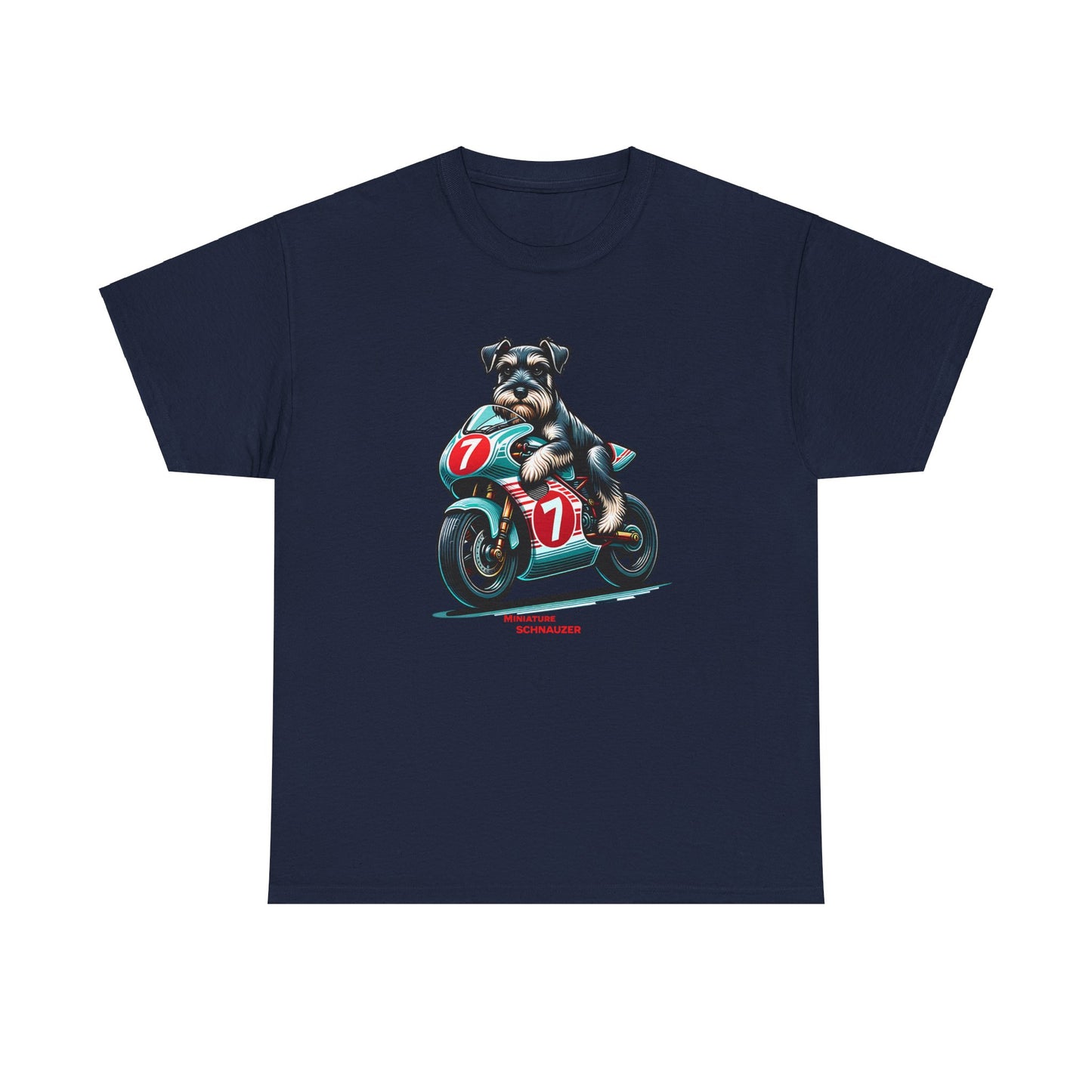 Schnauzer Biker No7 T-Shirt