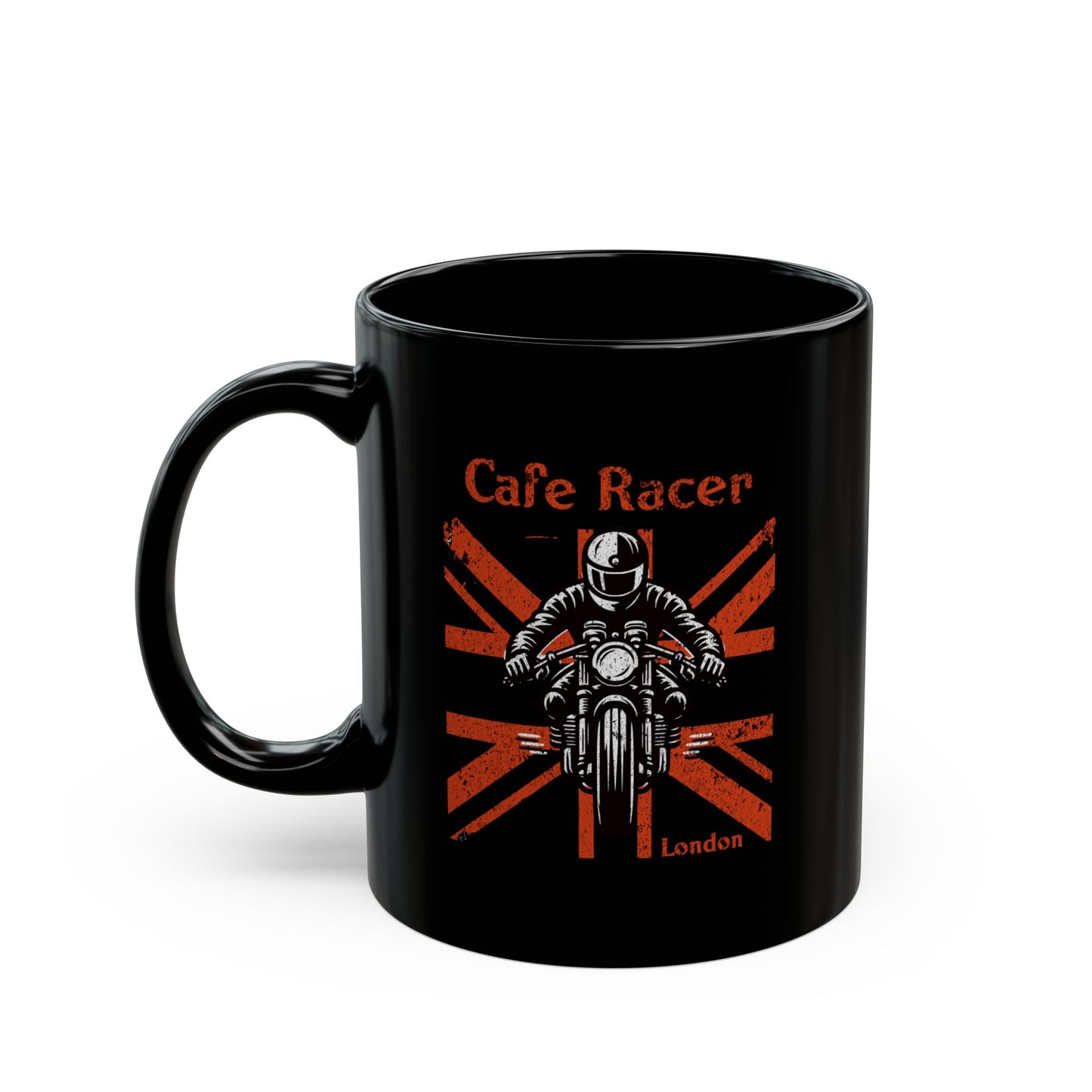 Cafe Racer Red Union Flag Mug