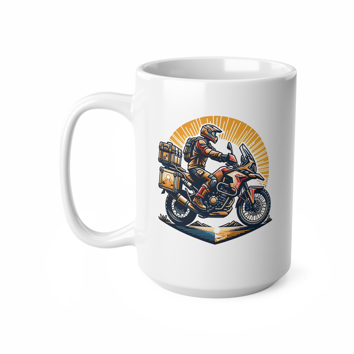 Adventure Motorcycle Mug