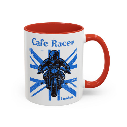 Cafe Racer Blue Union Mug