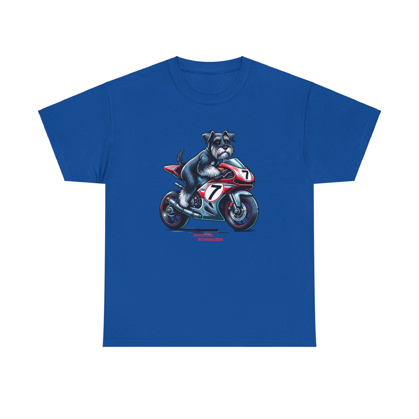 Schnauzer Red Racer No7 T-Shirt