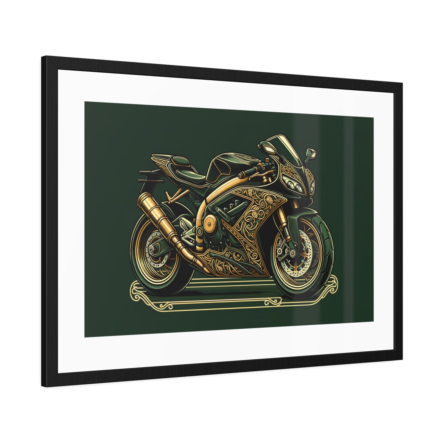 Art Nouveau Motorcycle