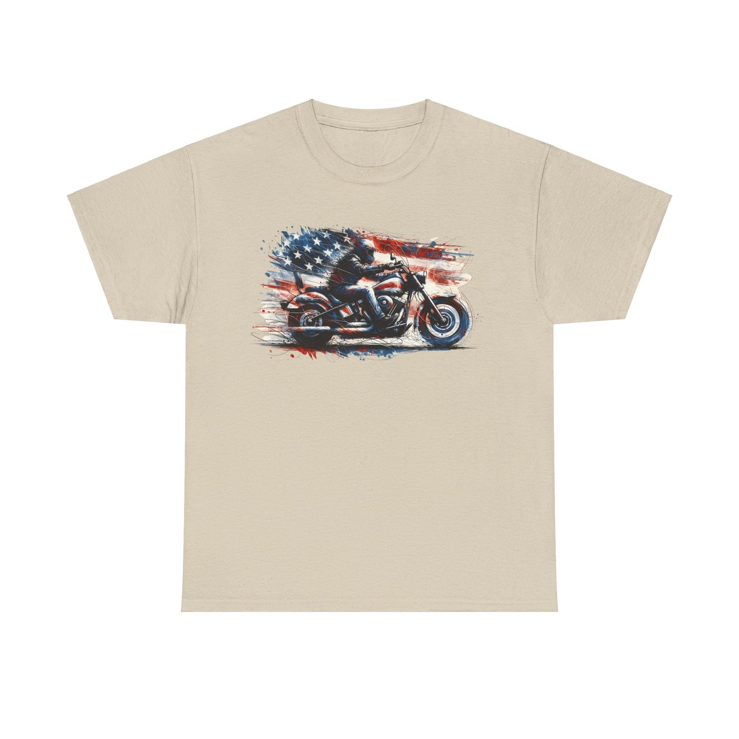 American Flag Chopper T-Shirt