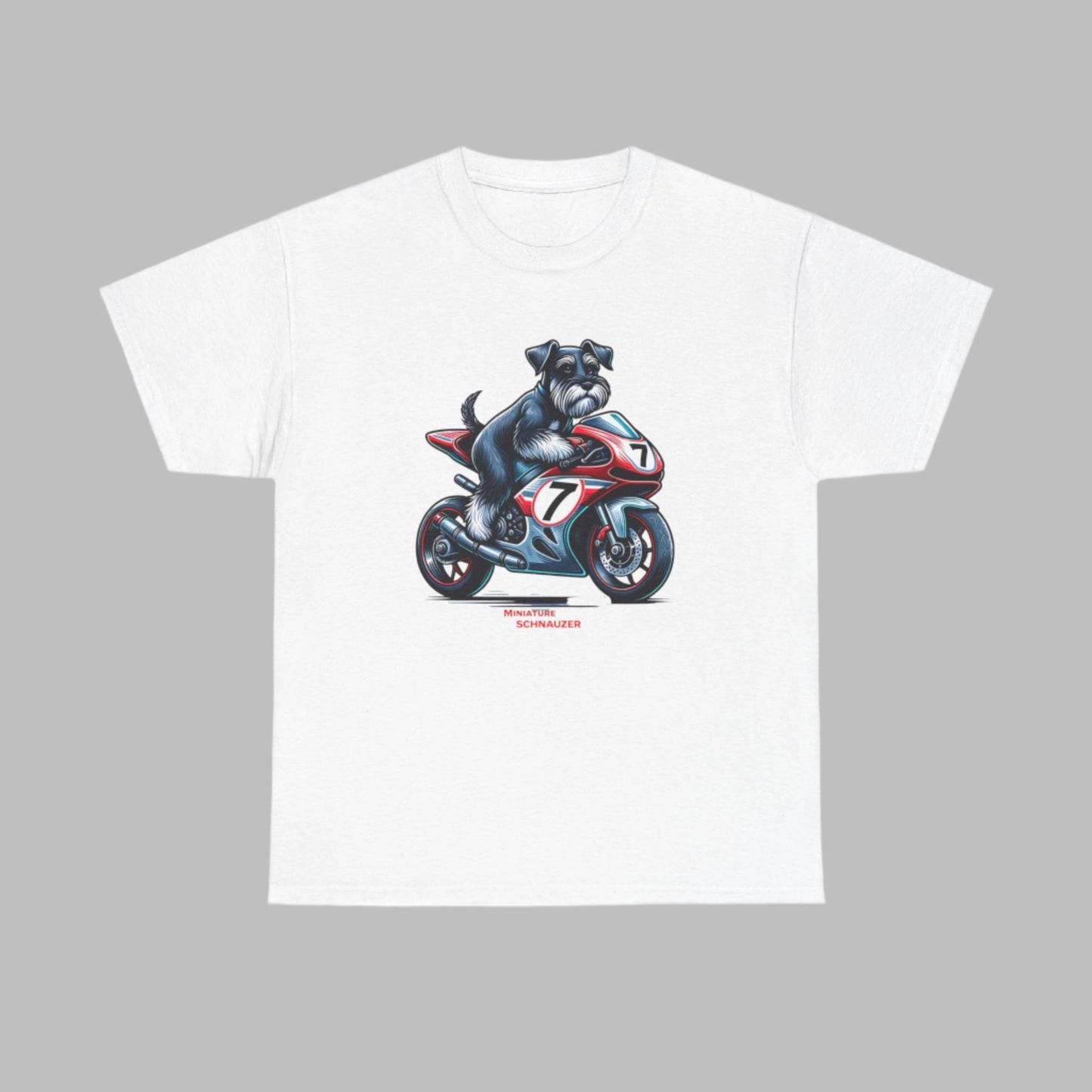 Schnauzer Red Racer No7 T-Shirt