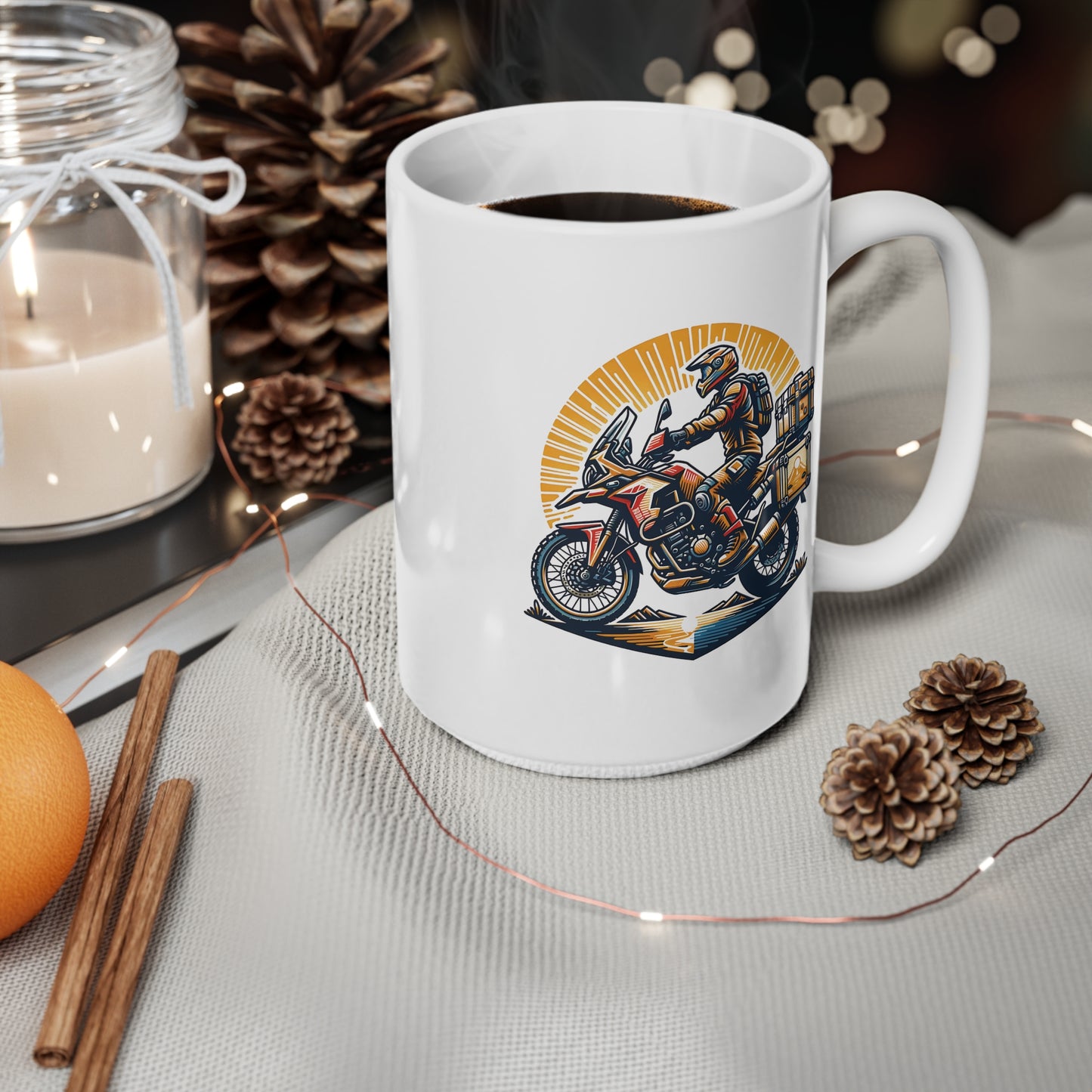 Adventure Motorcycle Mug