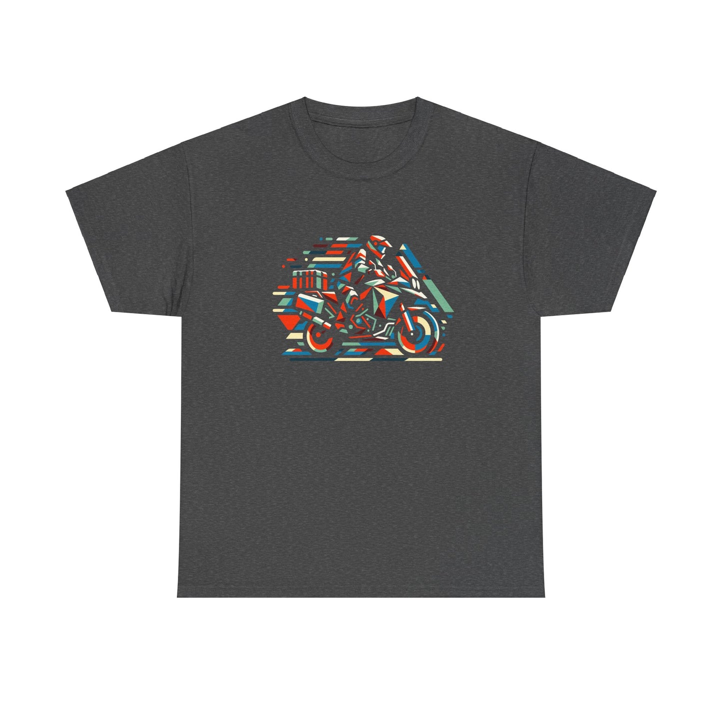 Abstract Adventure Biker T-Shirt