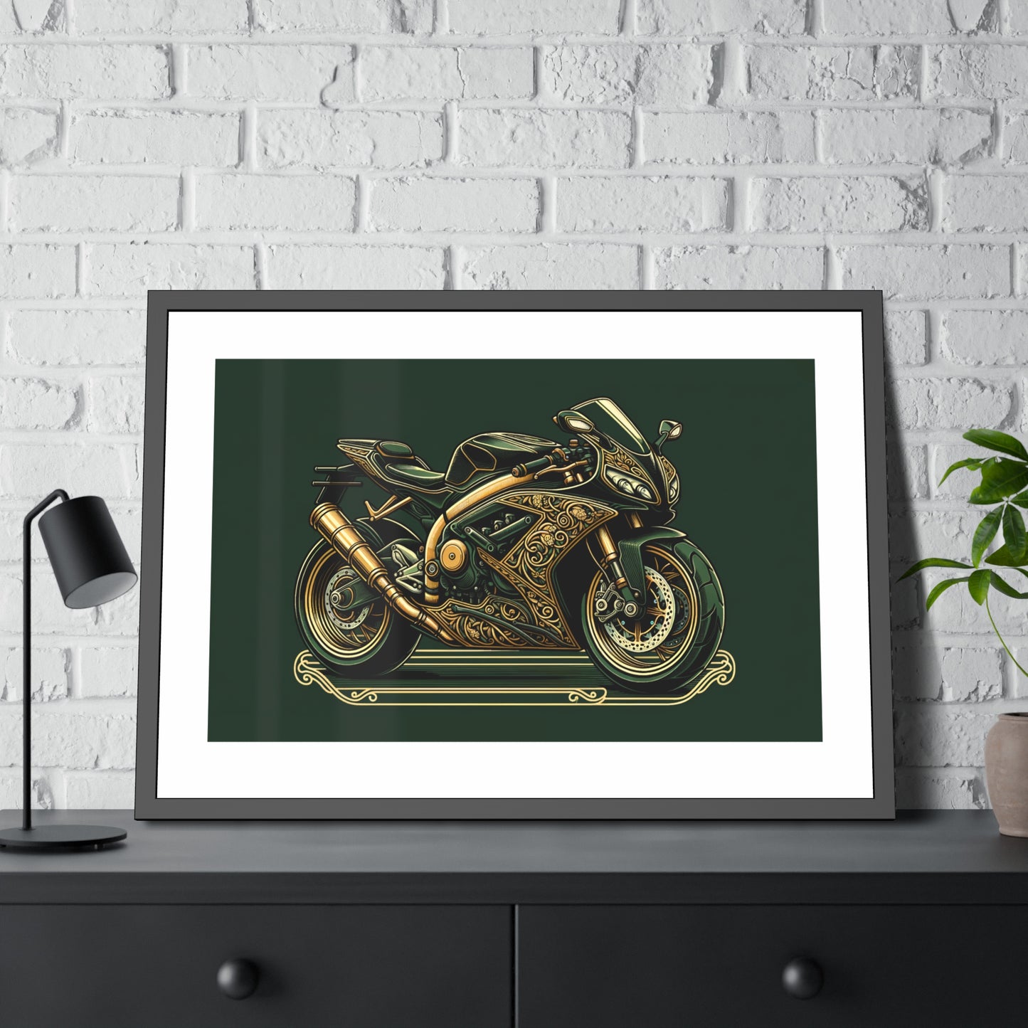 Art Nouveau Motorcycle