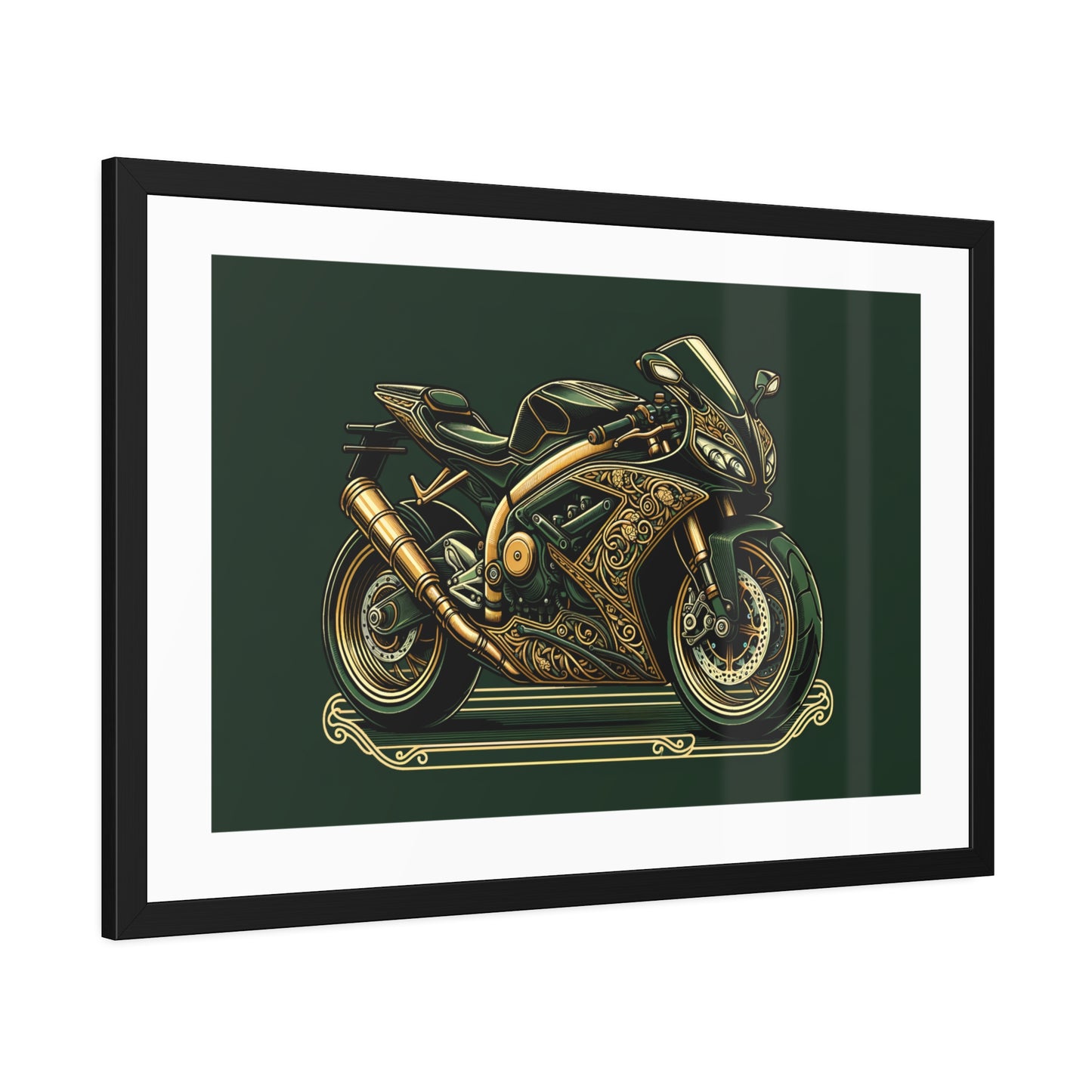 Art Nouveau Motorcycle