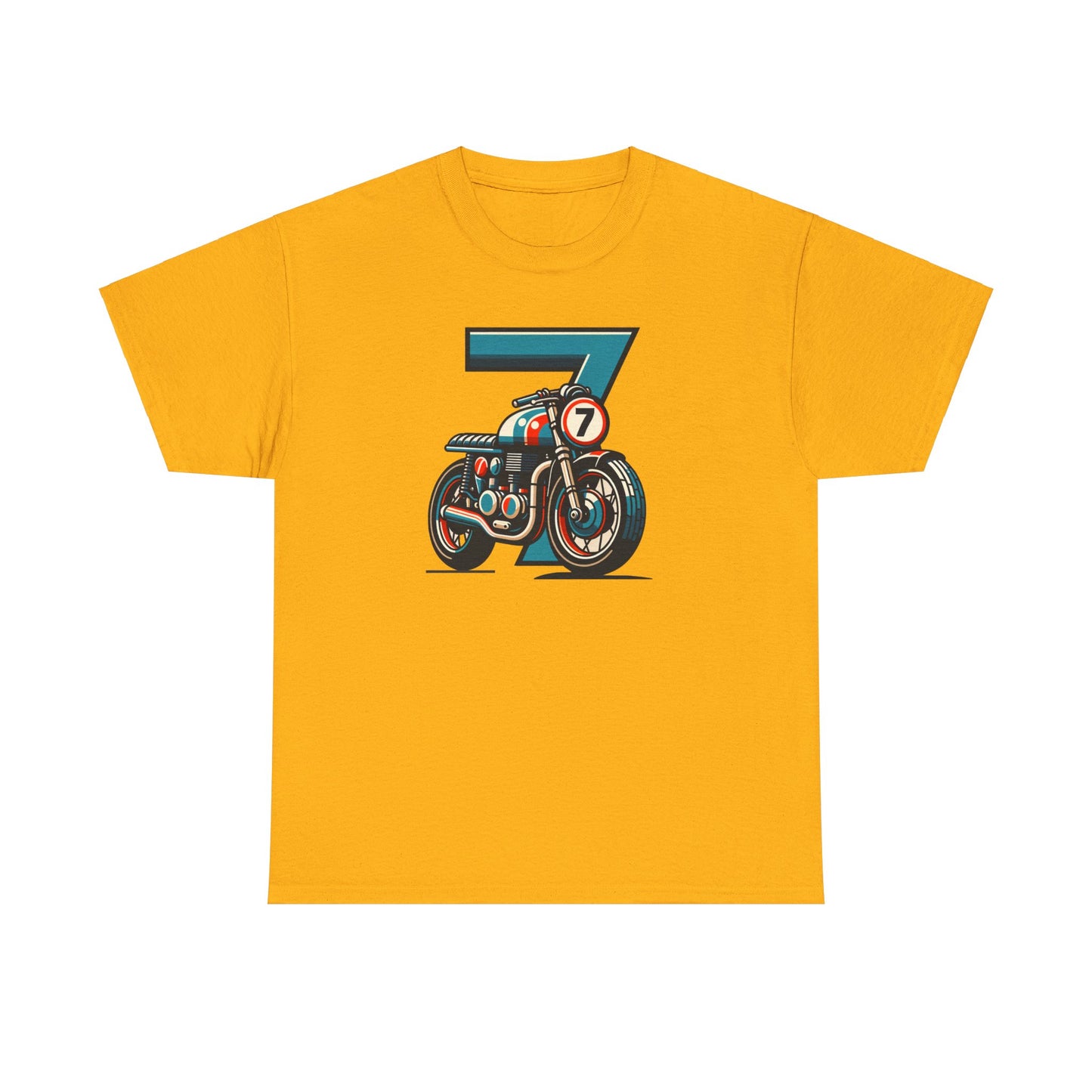 Motorcycle Number 7 T-Shirt