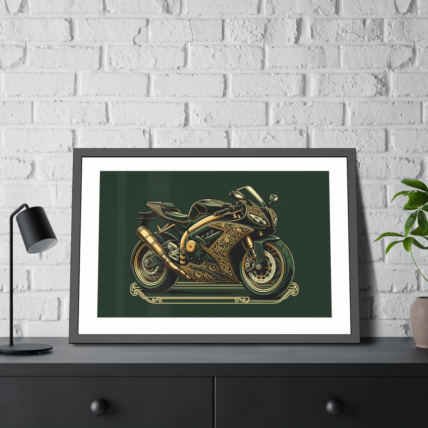 Art Nouveau Motorcycle