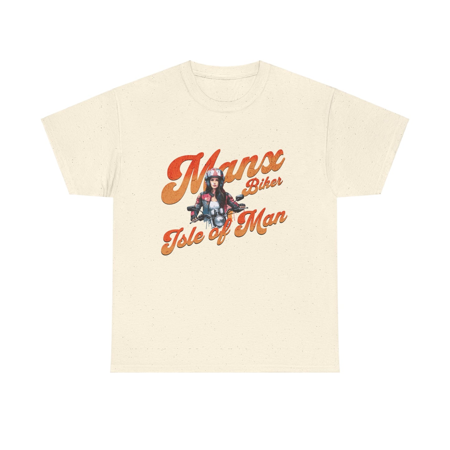 Manx Biker Girl T-Shirt