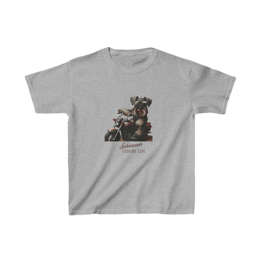 Very Cool Biker Schnauzer T-Shirt