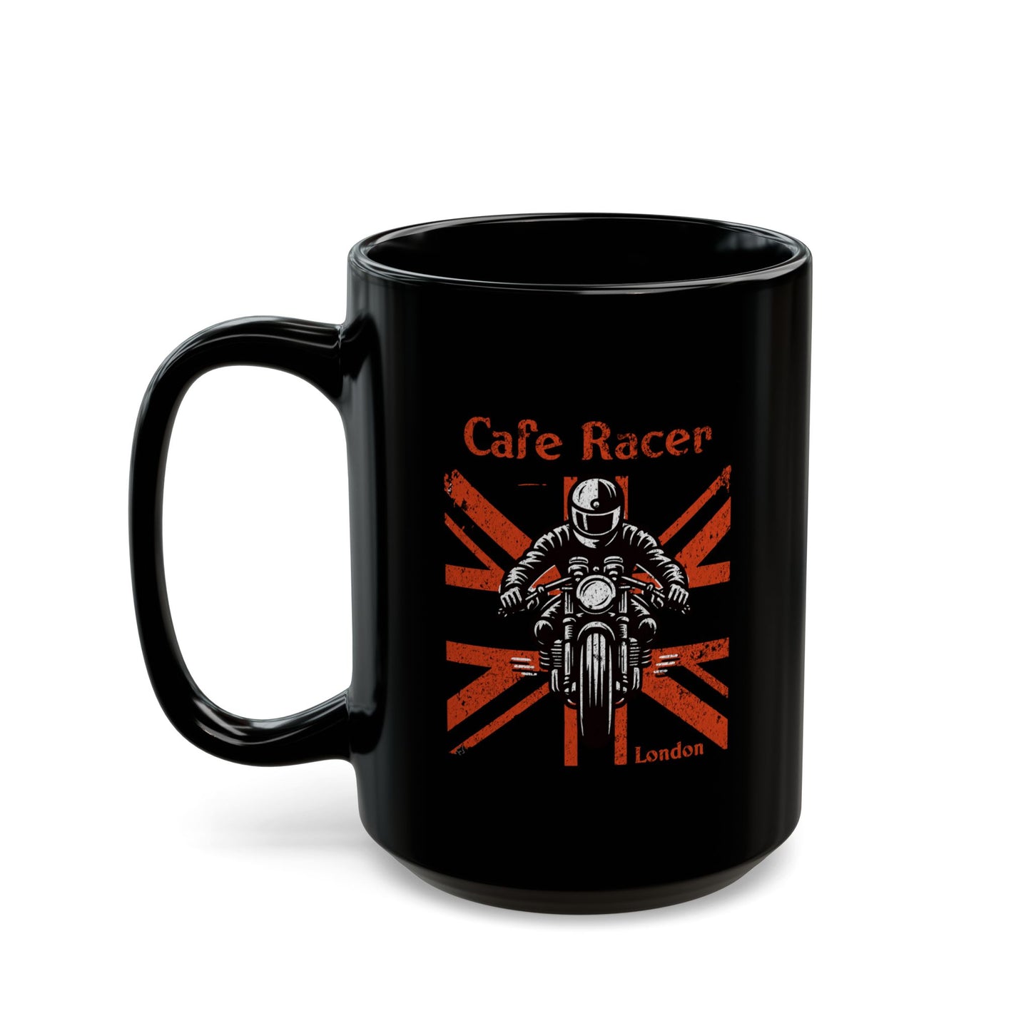 Cafe Racer Red Union Flag Mug