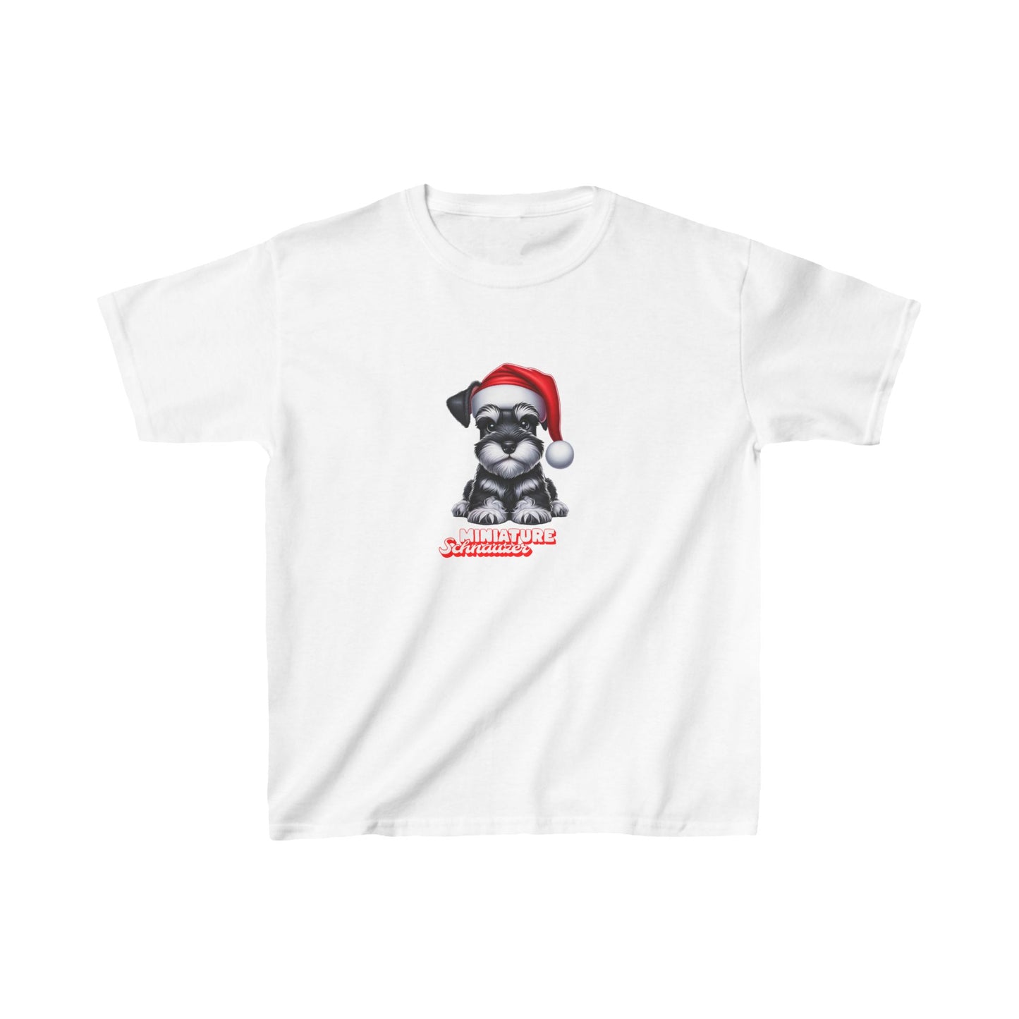 Christmas Schnauzer Kids T-Shirt