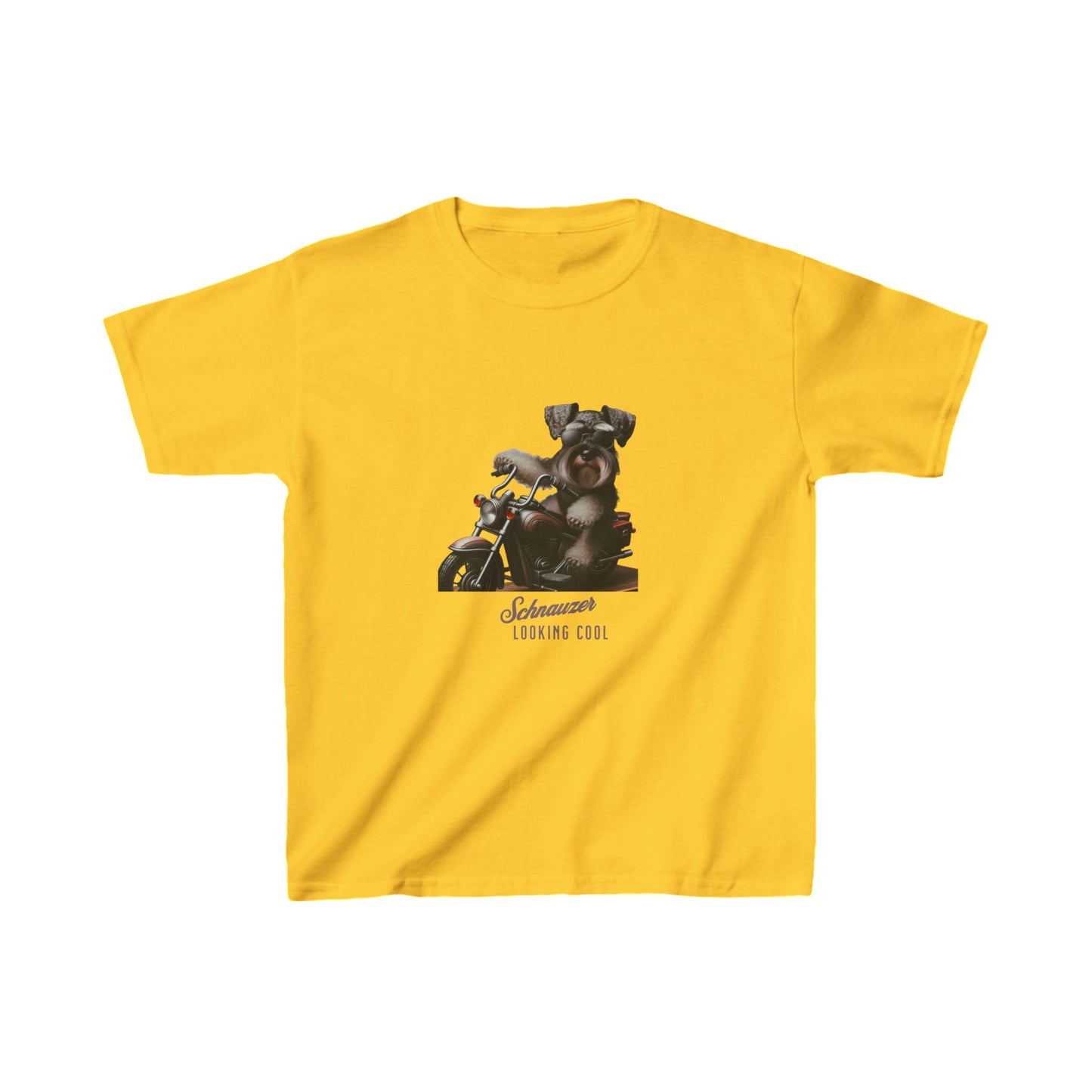 Very Cool Biker Schnauzer T-Shirt