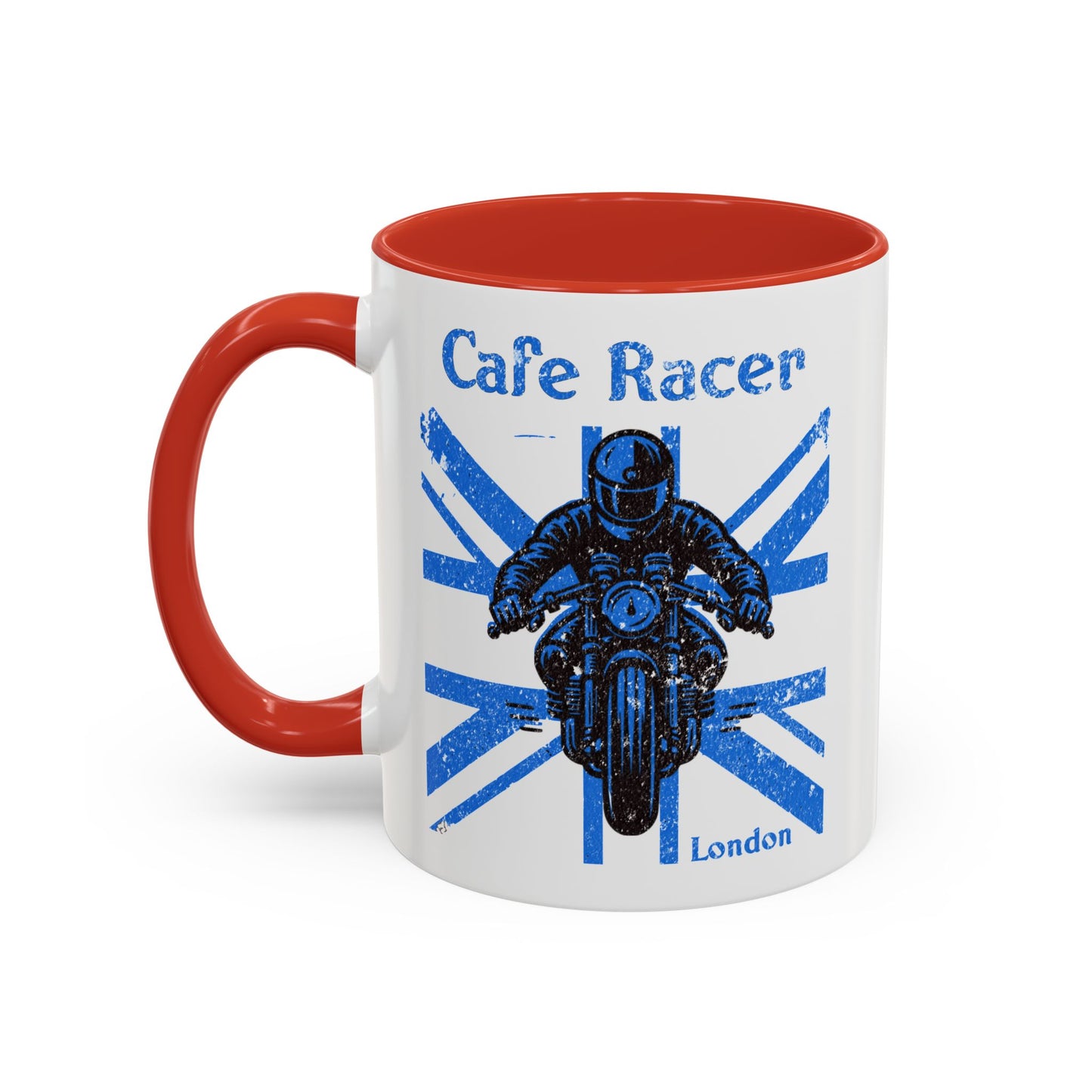 Cafe Racer Blue Union Mug