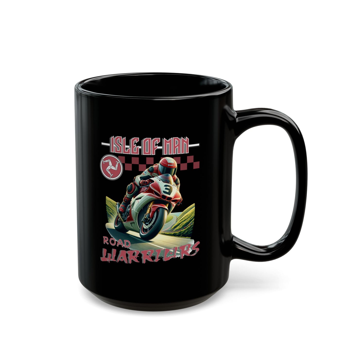 Isle of Man - Road Warriors 'Red' Mug