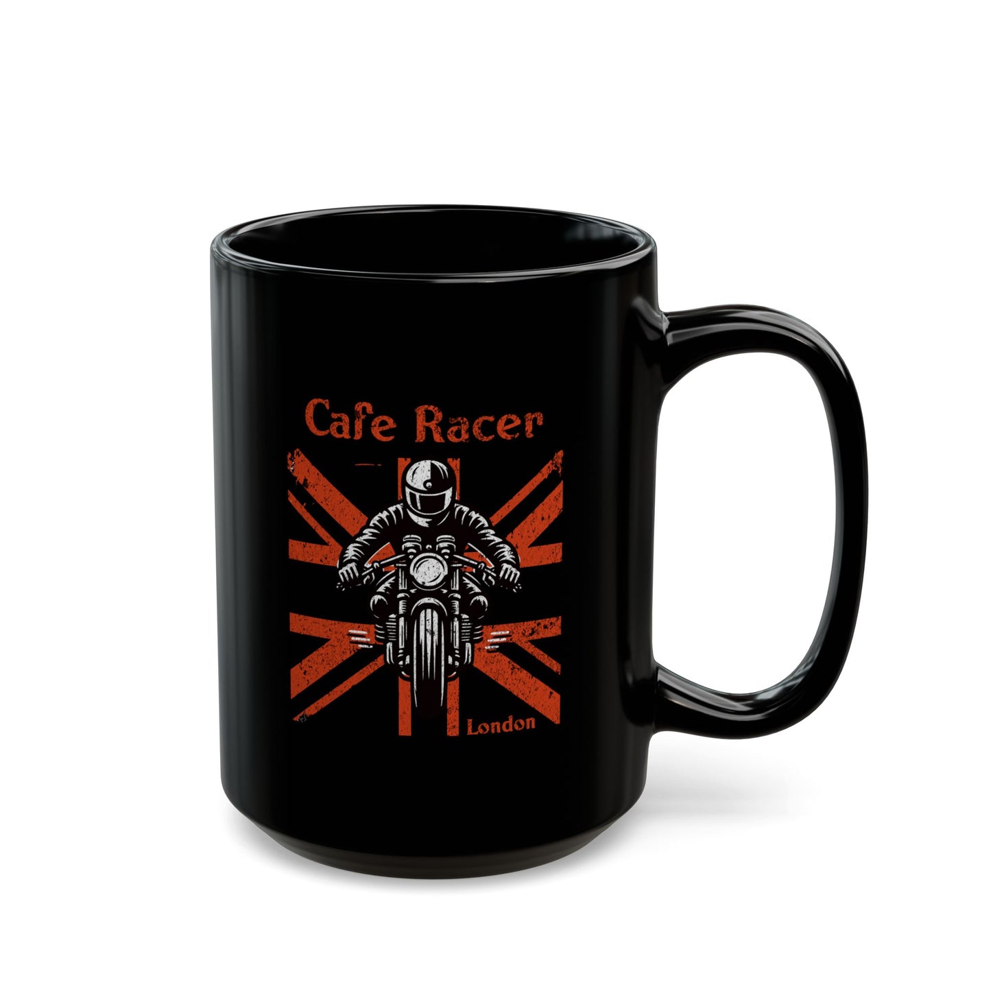 Cafe Racer Red Union Flag Mug