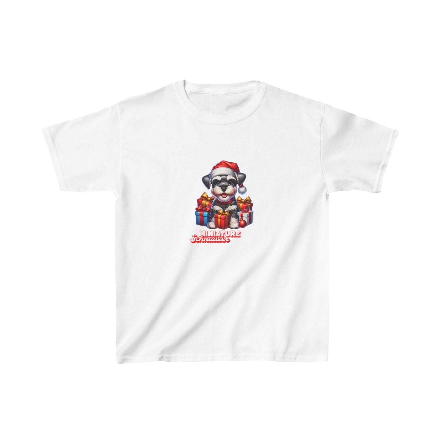 Christmas Schnauzer Kids T-Shirt