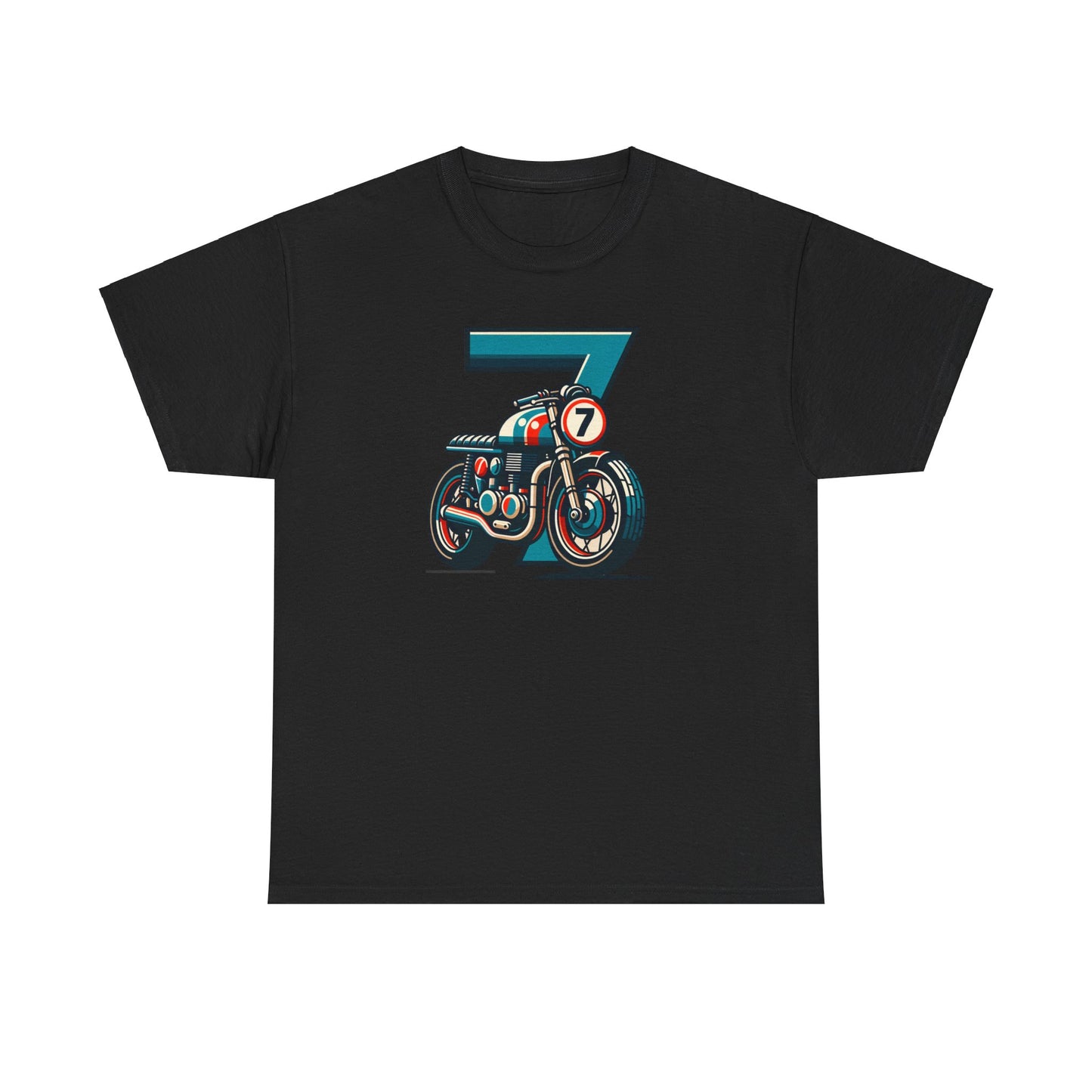 Motorcycle Number 7 T-Shirt