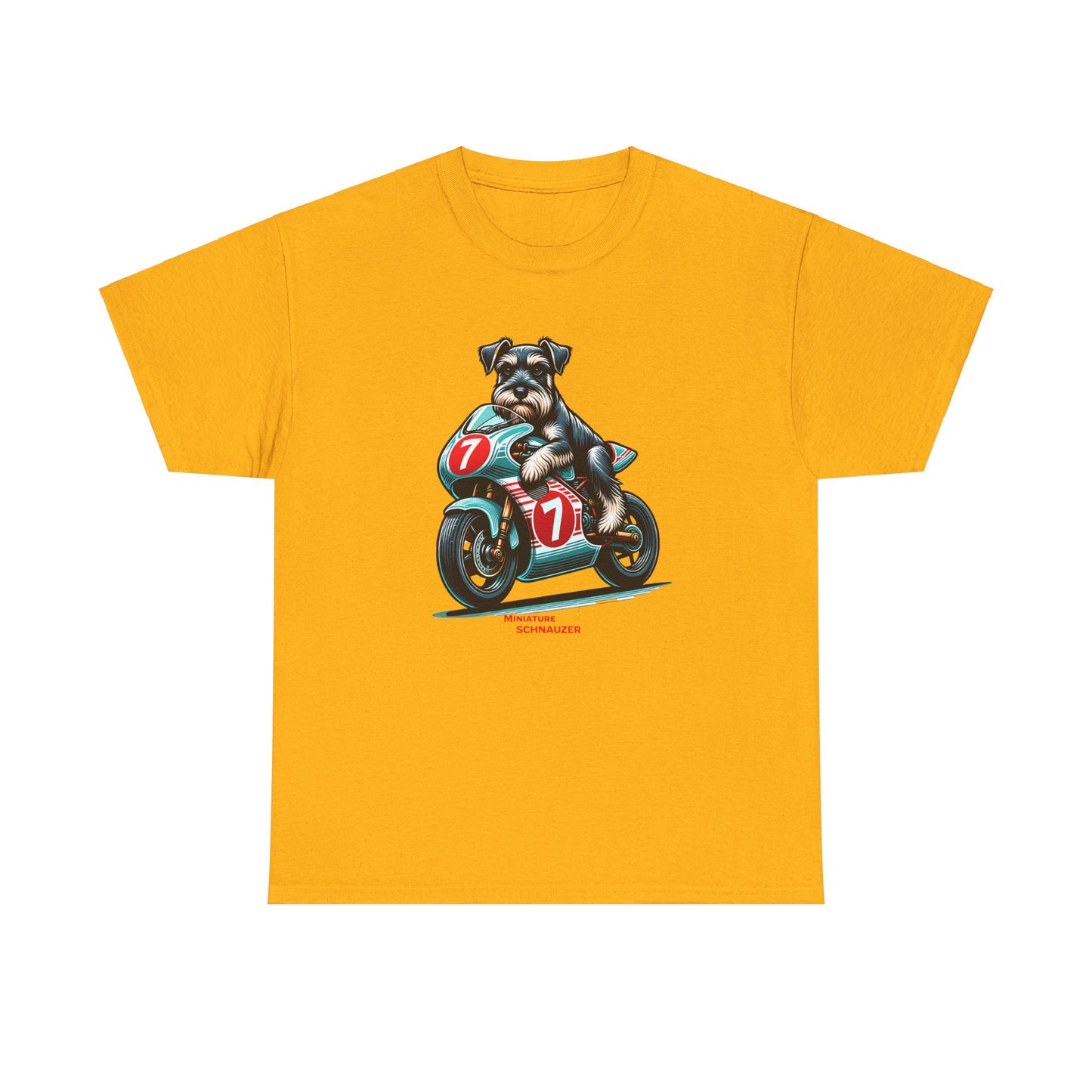 Schnauzer Biker No7 T-Shirt