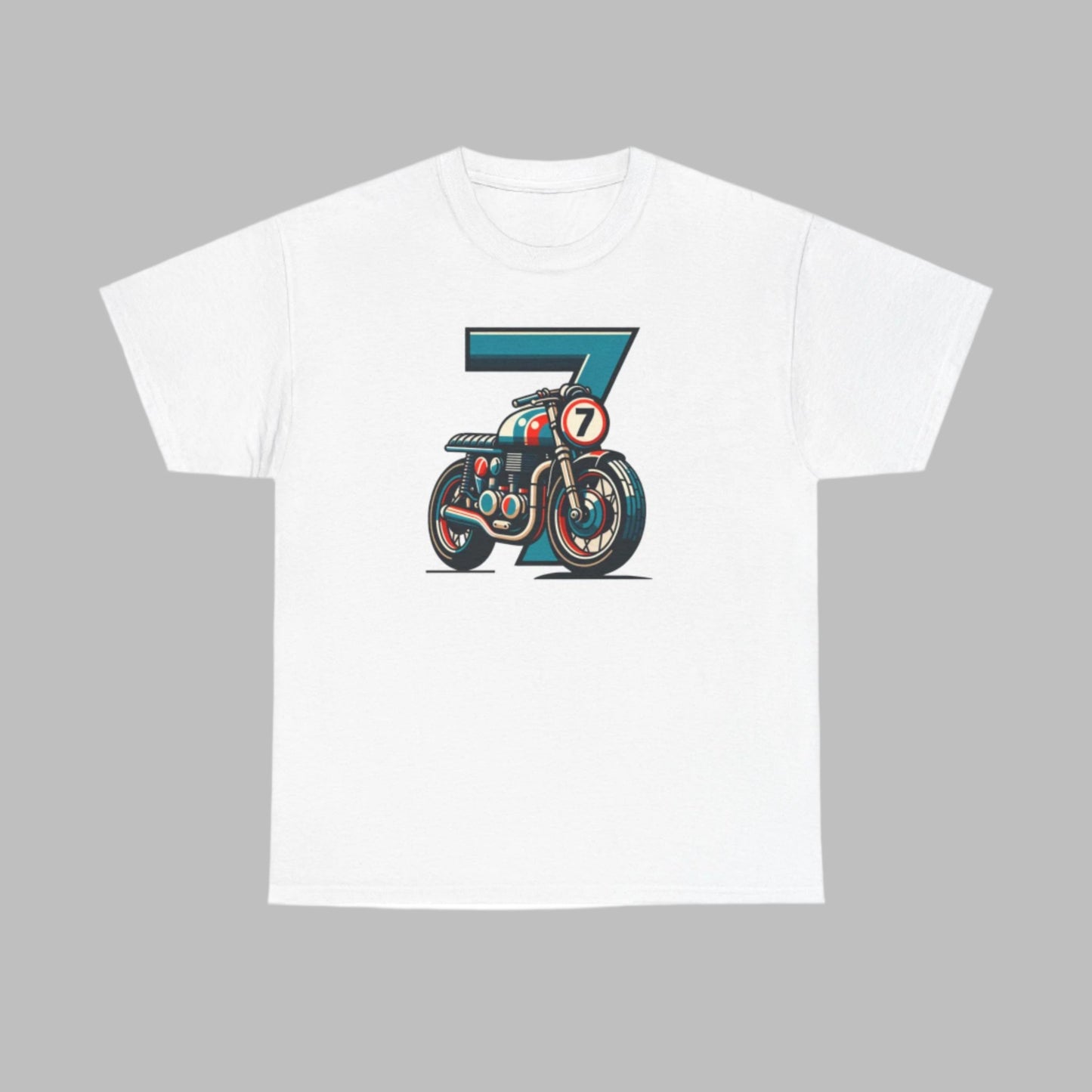 Motorcycle Number 7 T-Shirt