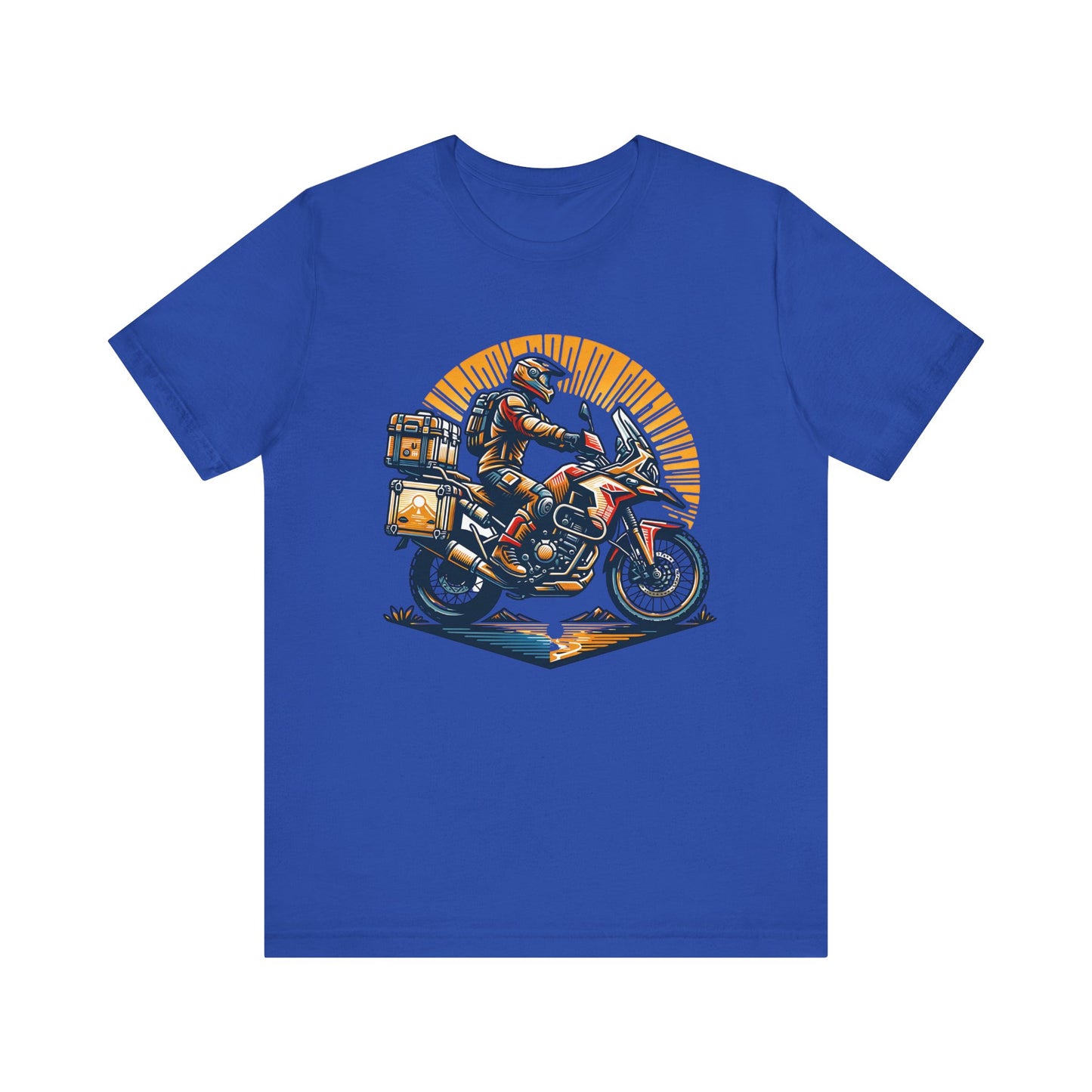 Adventure Biker Sunrise T-Shirt