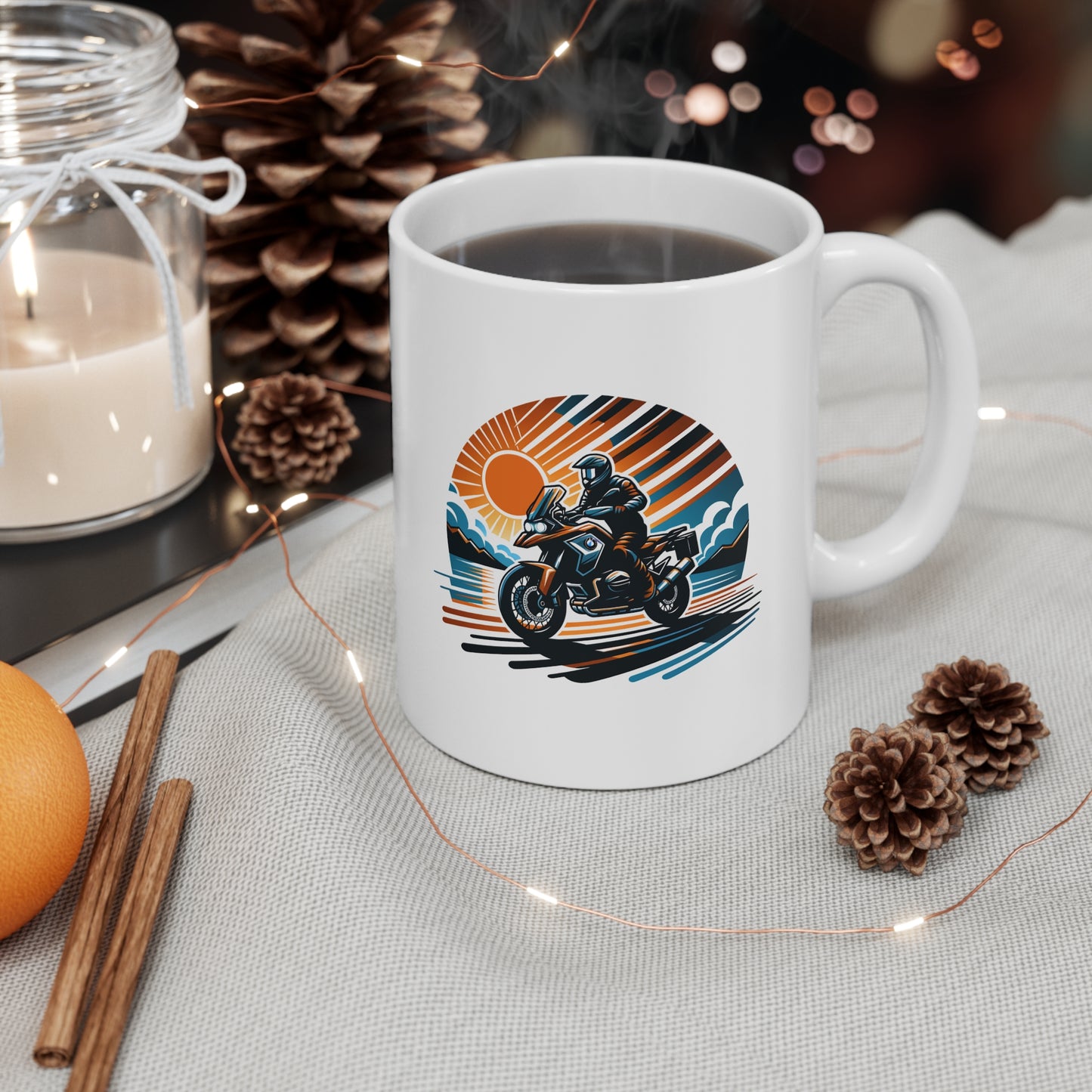 Adventure Motorcycle Journey Mug