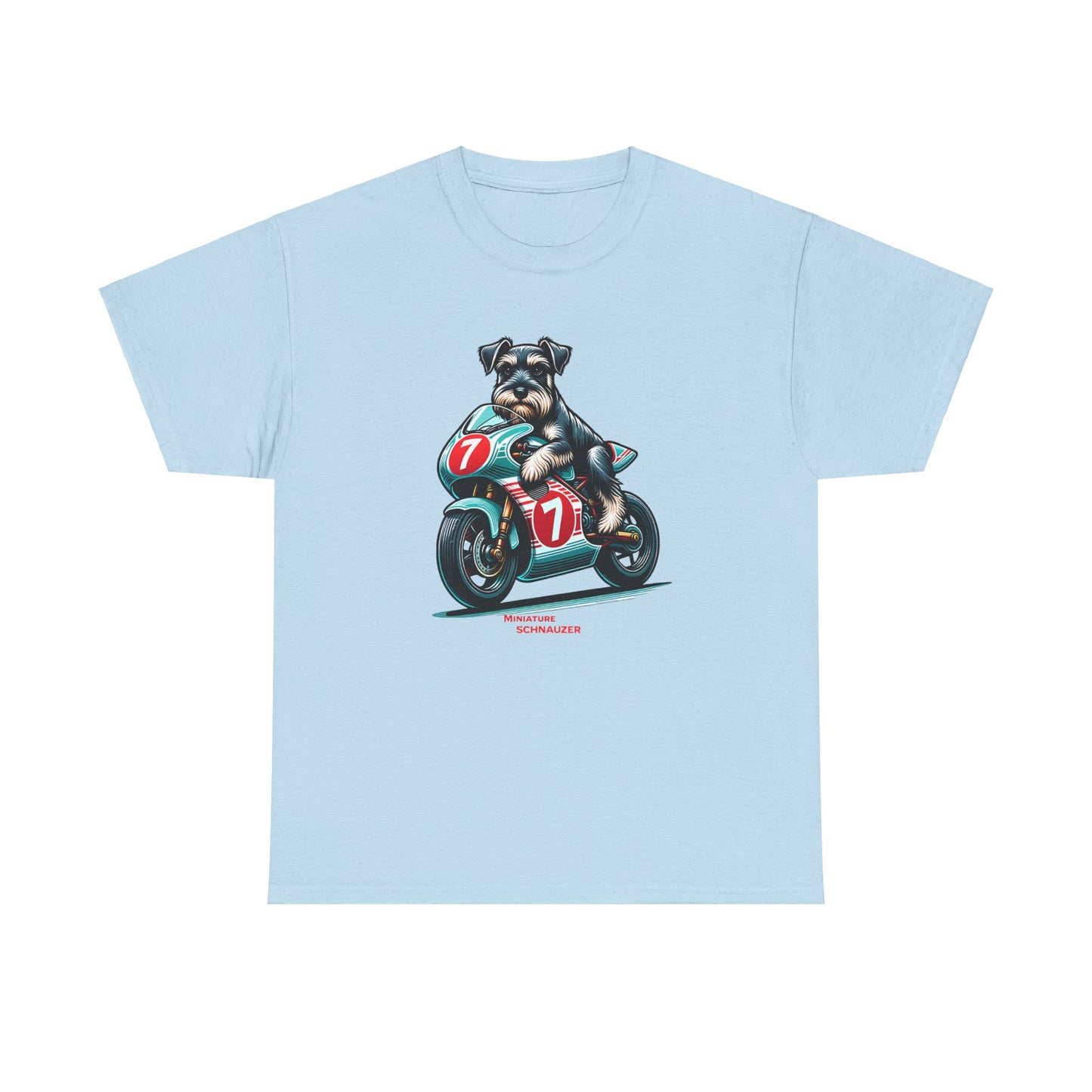 Schnauzer Biker No7 T-Shirt