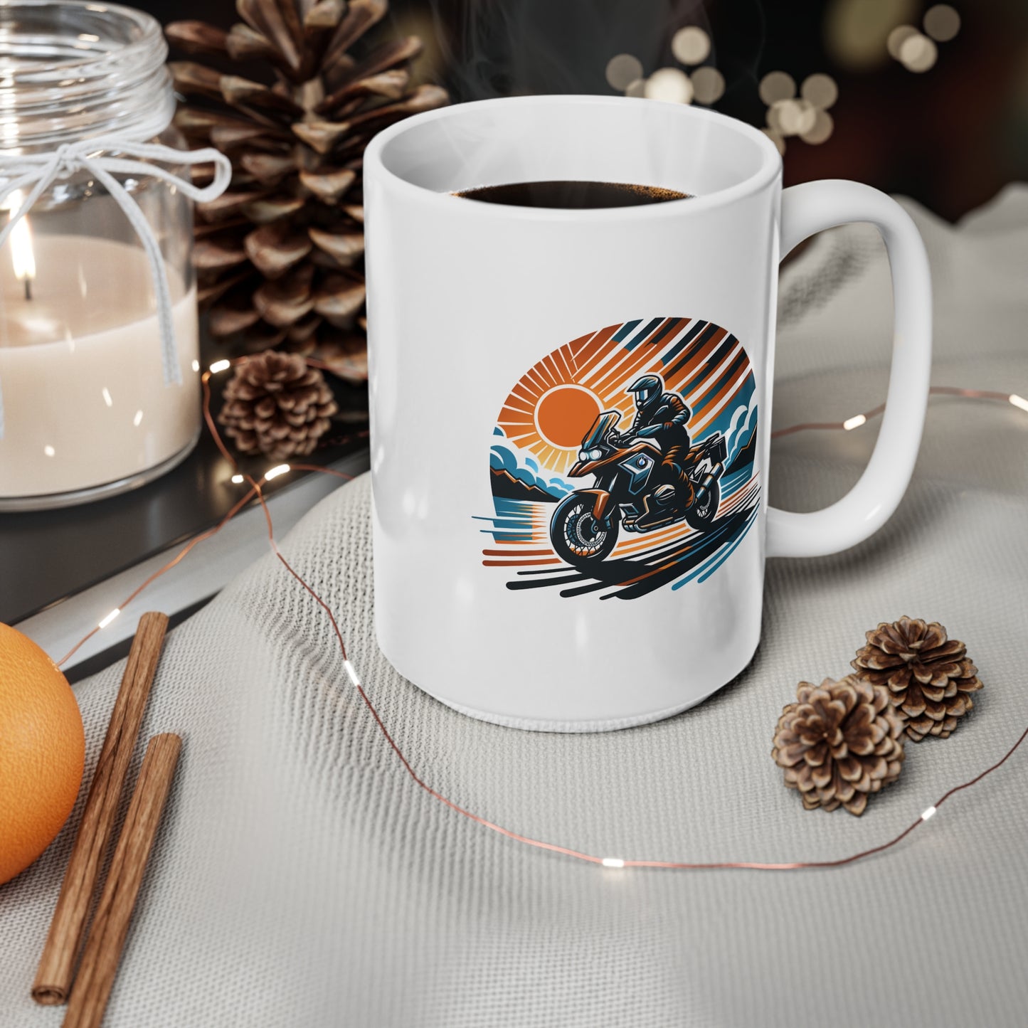 Adventure Motorcycle Journey Mug